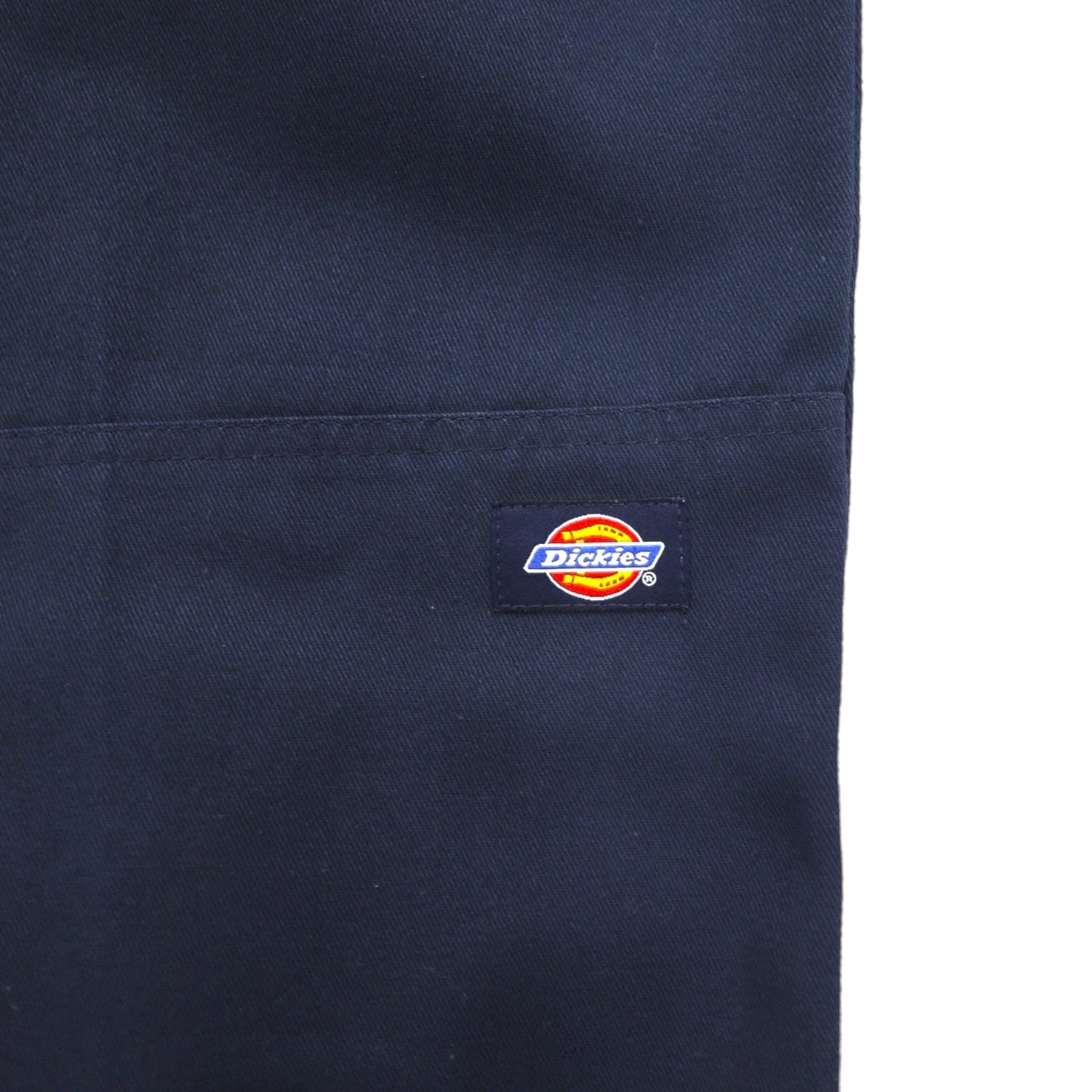 Dickies ダブルニー ワークパンツ チノパンツ L ネイビー ポリエステル コットン ワイド 85283DN