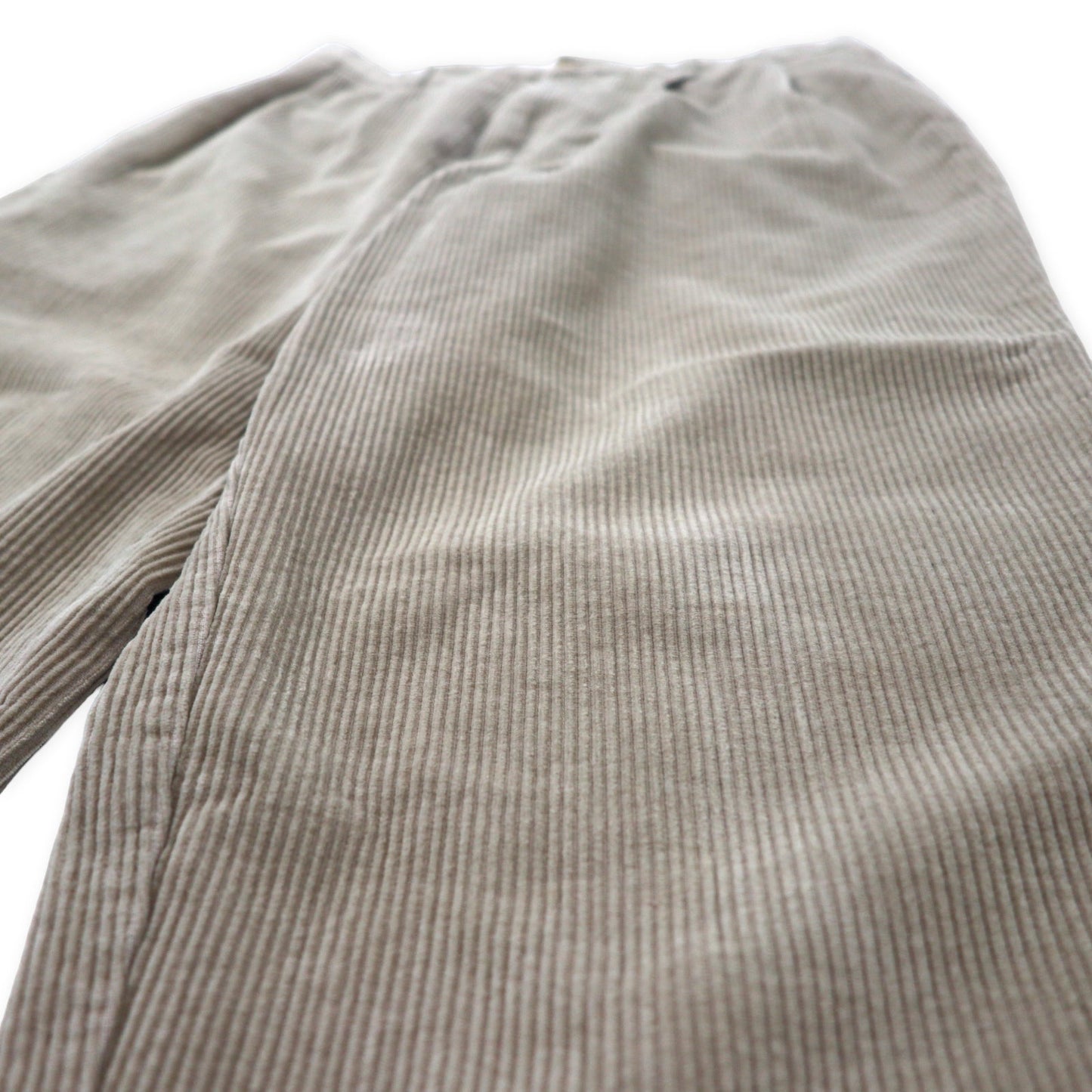 DANIEL CREMIEUX COLLECTION 2タック テーパード コーデュロイパンツ 34 ベージュ コットン 太畝