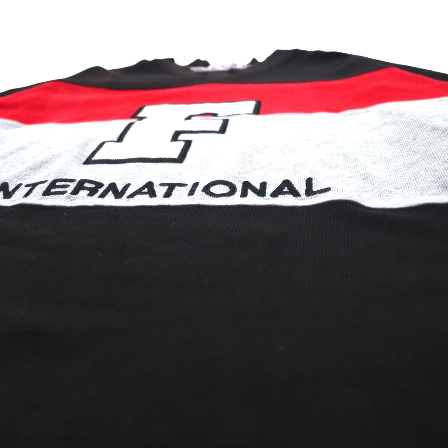 FILA 90年代 Vネック スウェット L ブラック コットン