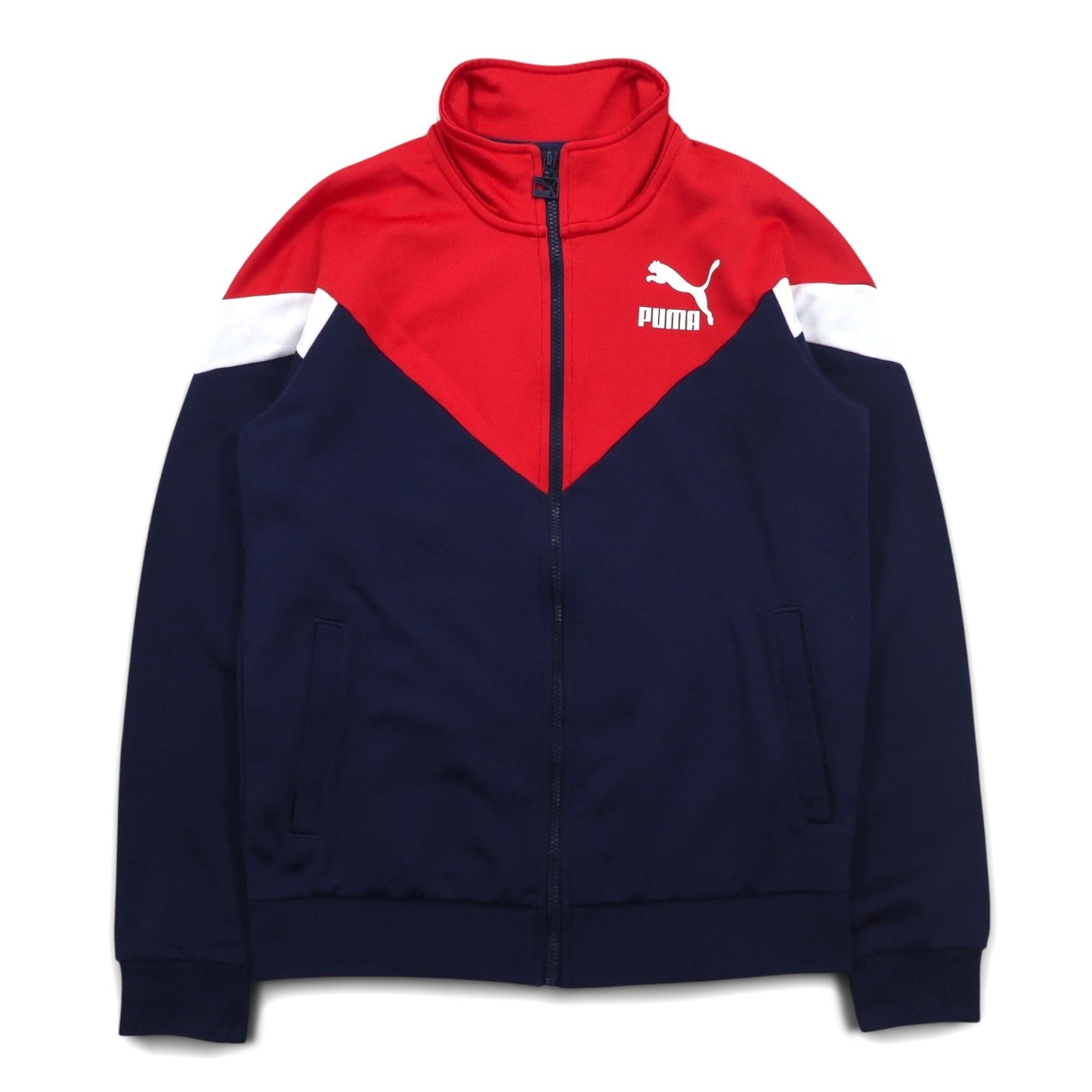 PUMA トラックジャケット ジャージ M ネイビー ポリエステル 577607-06