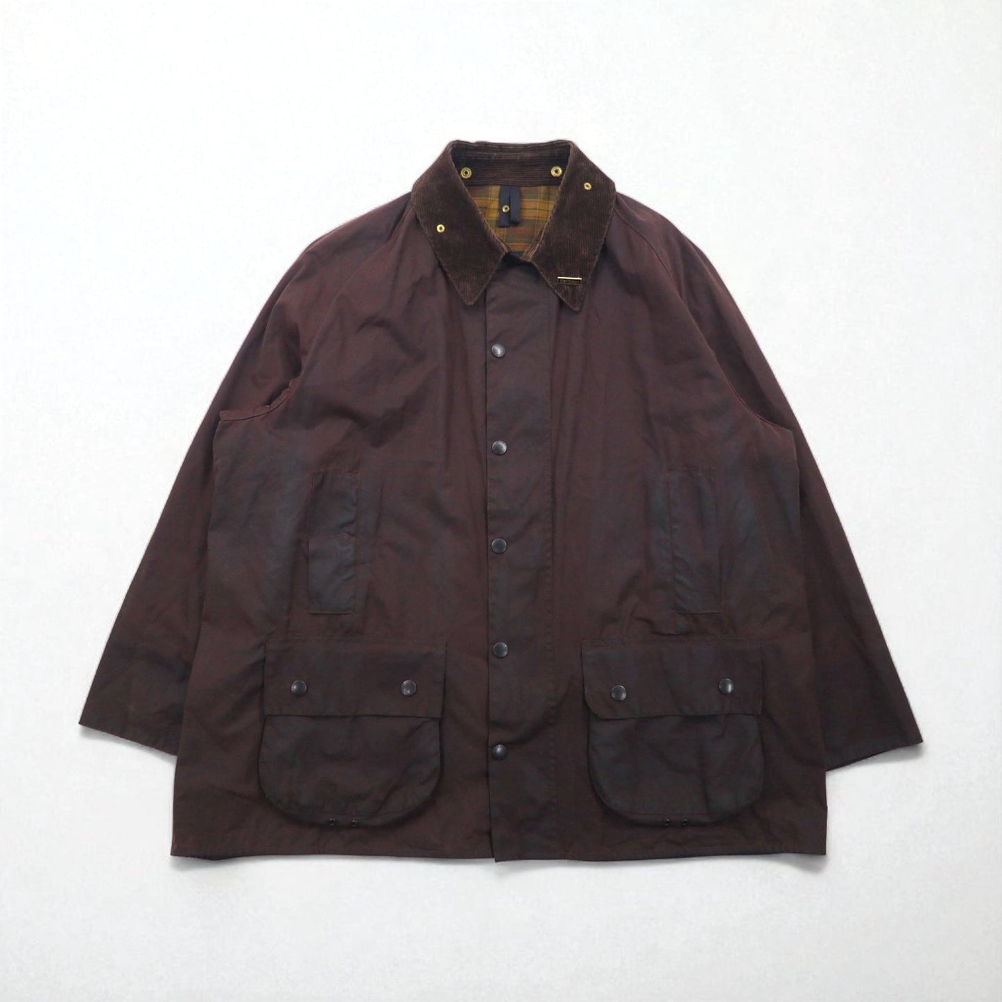 BARBOUR イギリス製 ビューフォート BEAUFORT オイルドジャケット 2XL ブラウン ワックスドコットン 3ロイヤルワラント