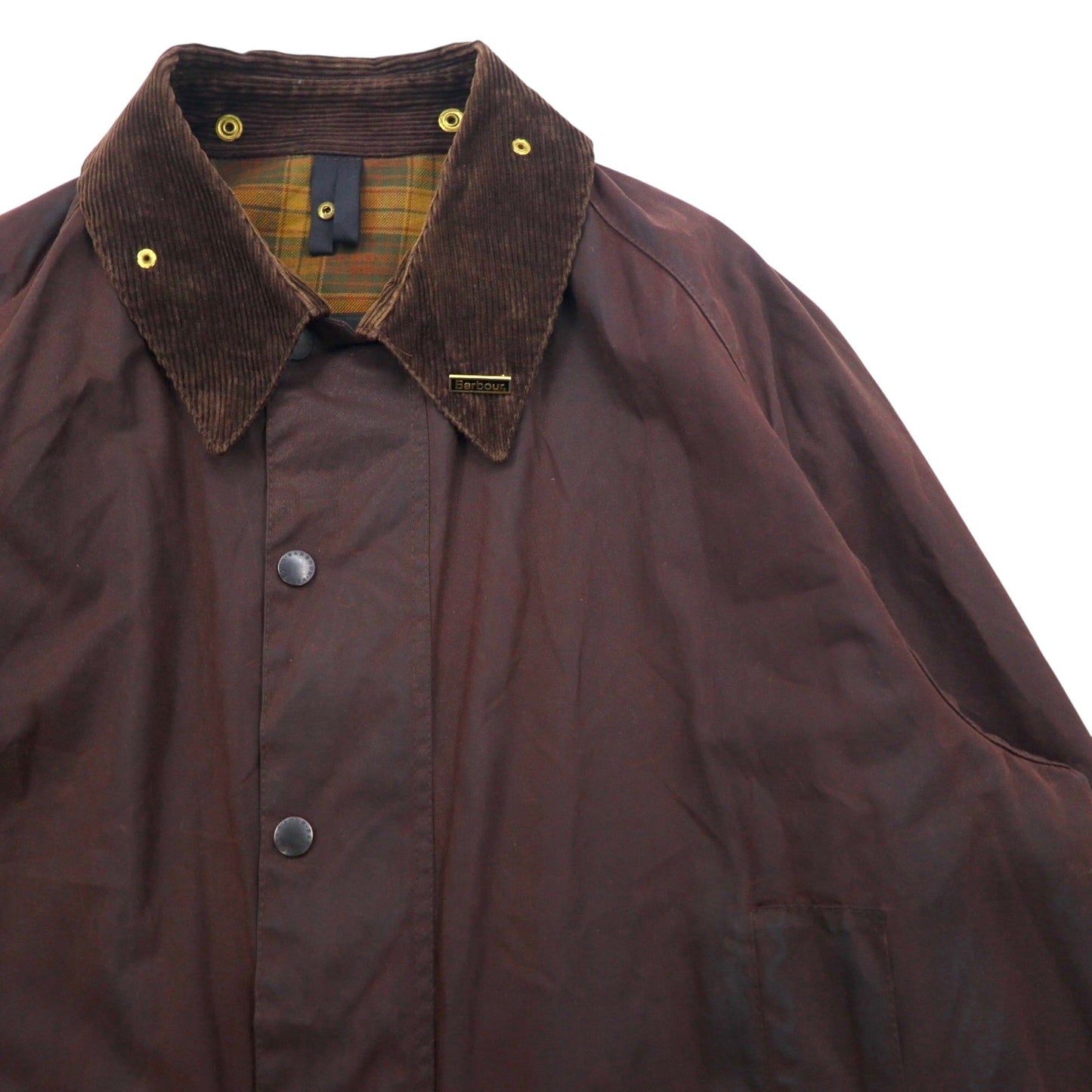 BARBOUR イギリス製 ビューフォート BEAUFORT オイルドジャケット 2XL ブラウン ワックスドコットン 3ロイヤルワラント
