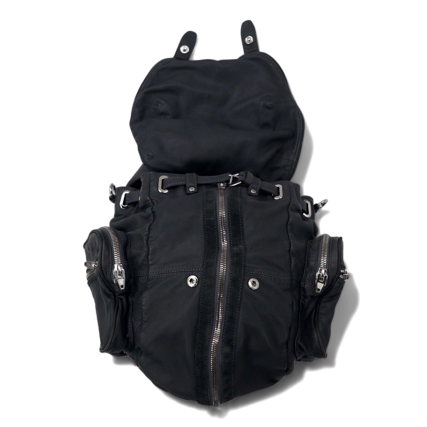 ALEXANDER WANG 2WAY ラムレザー リュックサック ショルダーバッグ グレー 羊革 MARTI マーティー