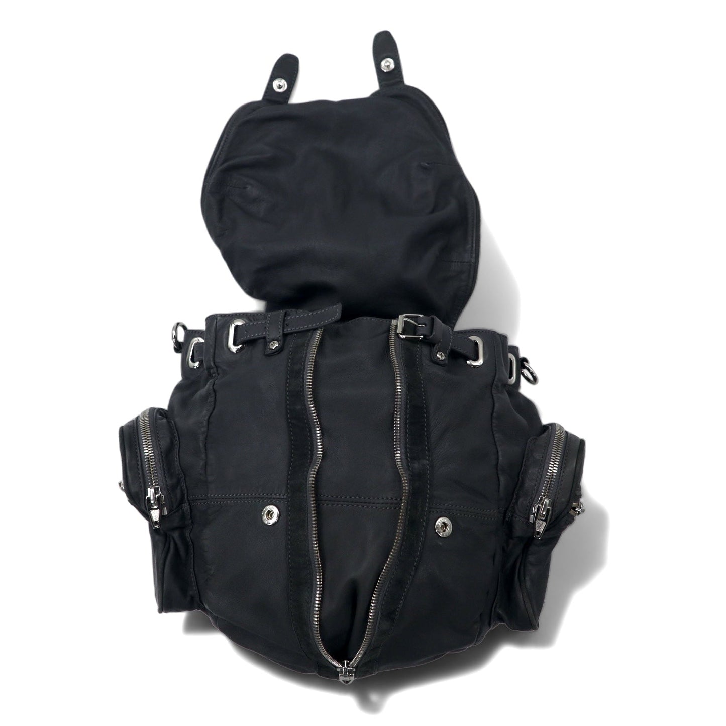 ALEXANDER WANG 2WAY ラムレザー リュックサック ショルダーバッグ グレー 羊革 MARTI マーティー