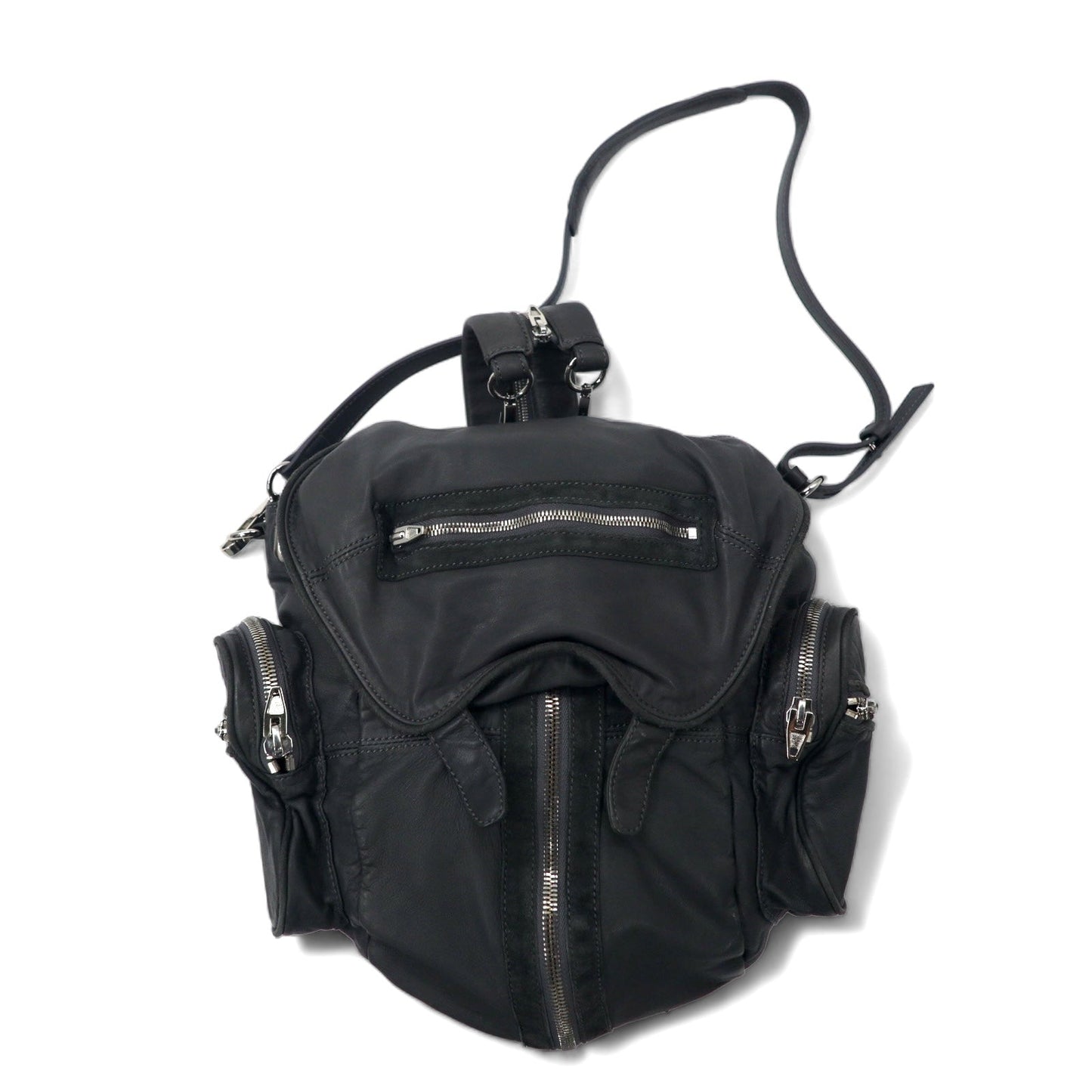 ALEXANDER WANG 2WAY ラムレザー リュックサック ショルダーバッグ グレー 羊革 MARTI マーティー