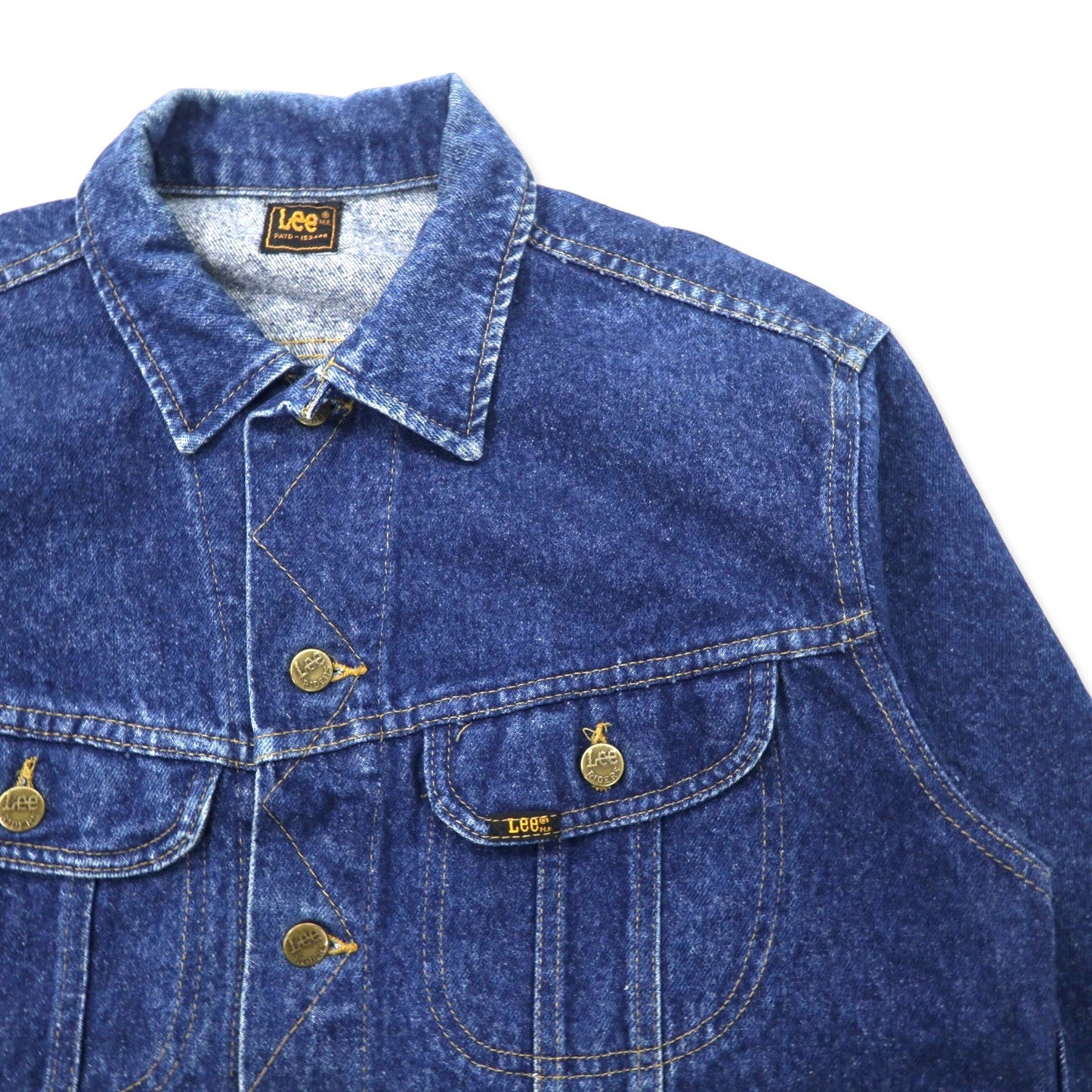 Lee 80年代 デニムジャケット Gジャン L ブルー コットン 153438