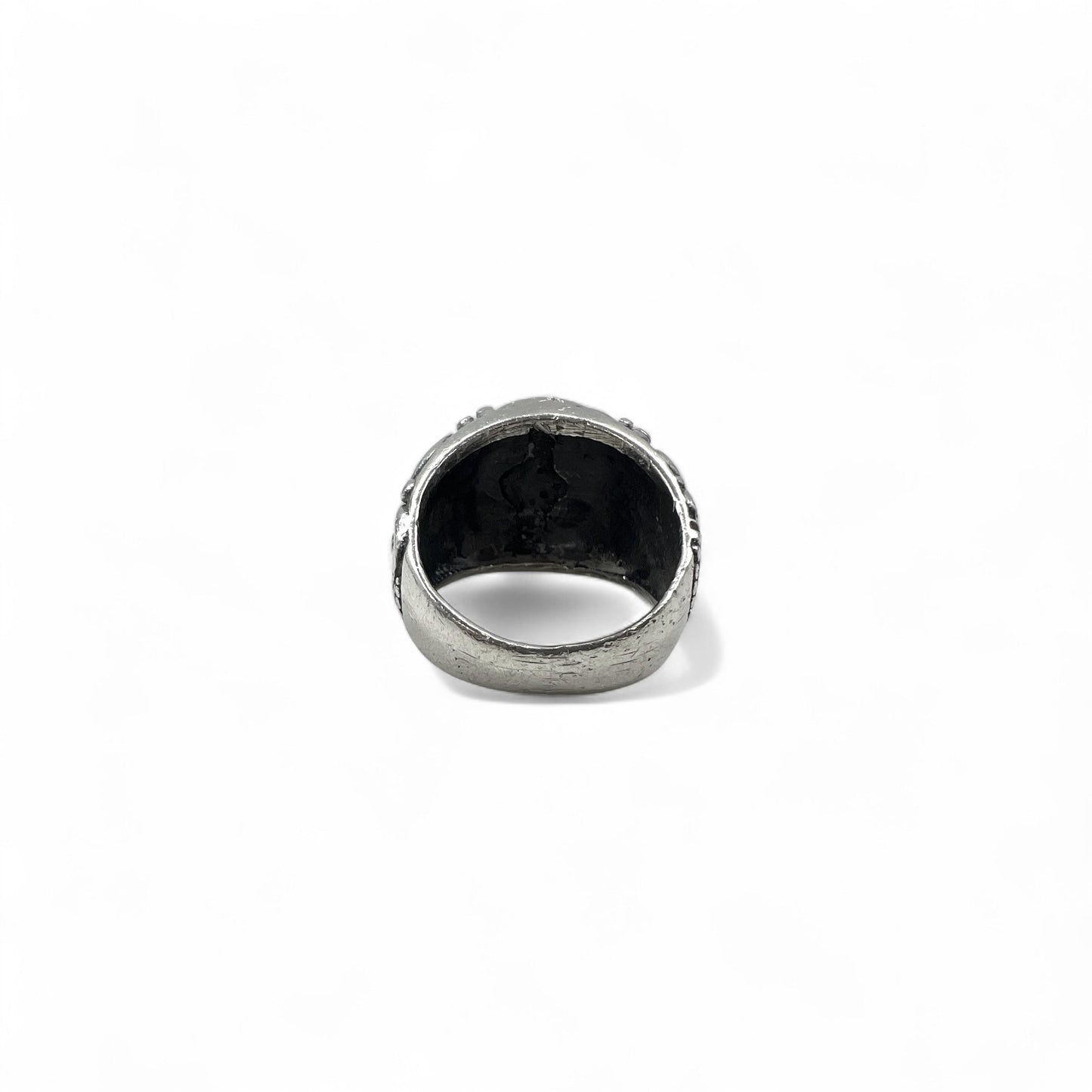 Vintage Virgin Mary Silver Ring 聖母 マリア シルバーリング 指輪 17号 925 クロス アラベスク