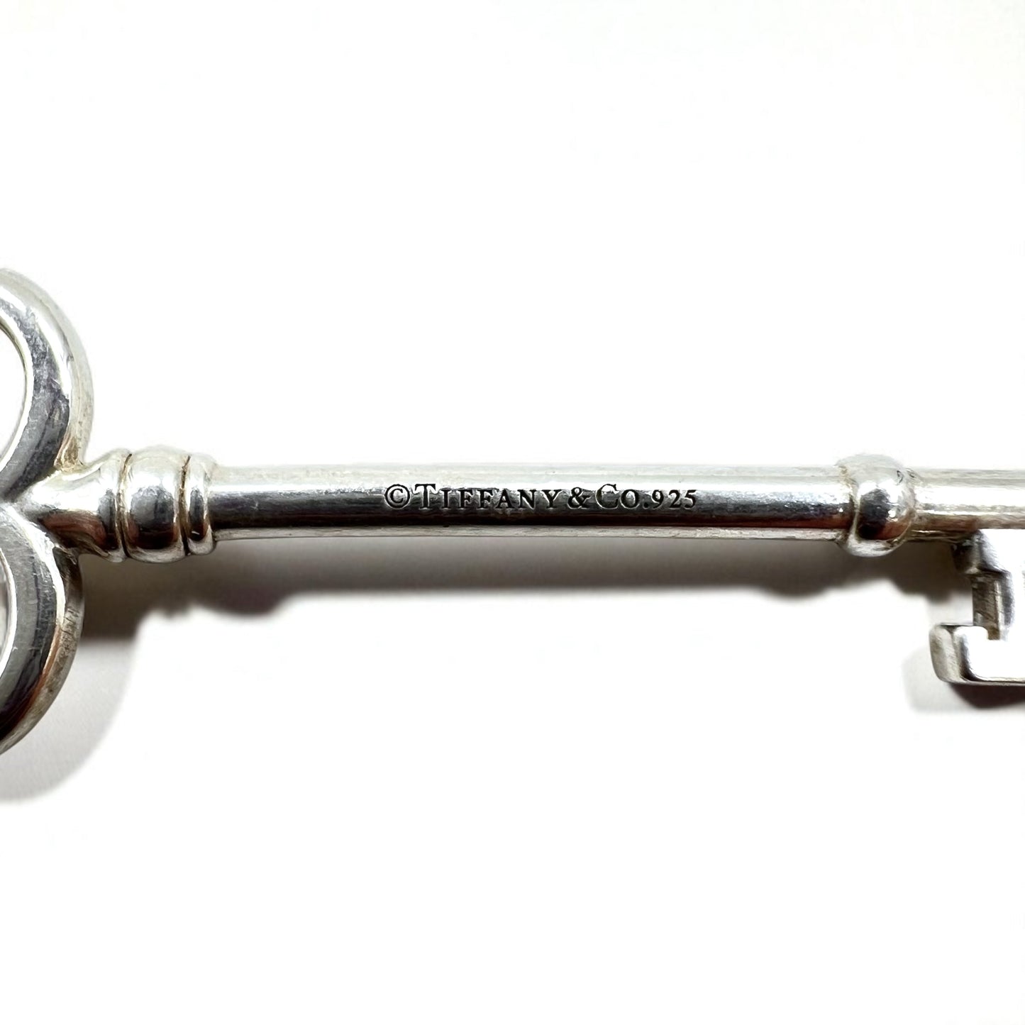 TIFFANY & CO. トレフォイル クローバー キー ネックレス SILVER 925 シルバー チェーン ペンダント