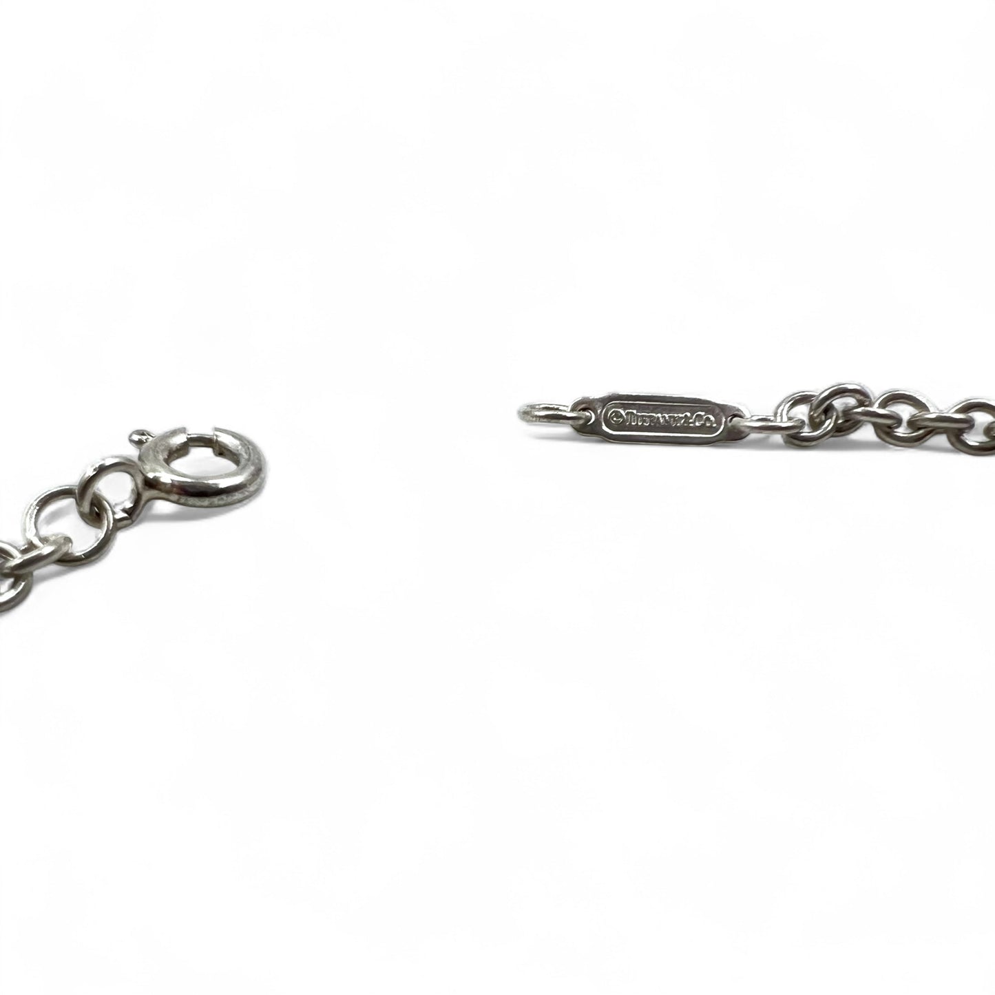 TIFFANY & CO. トレフォイル クローバー キー ネックレス SILVER 925 シルバー チェーン ペンダント