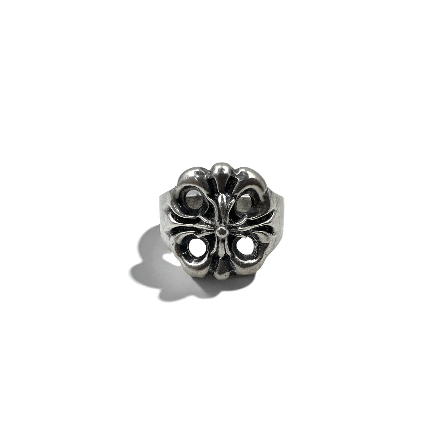 Vintage Silver Ring フローラルクロス リング 指輪 18号 シルバー 925 ゴシック ロック