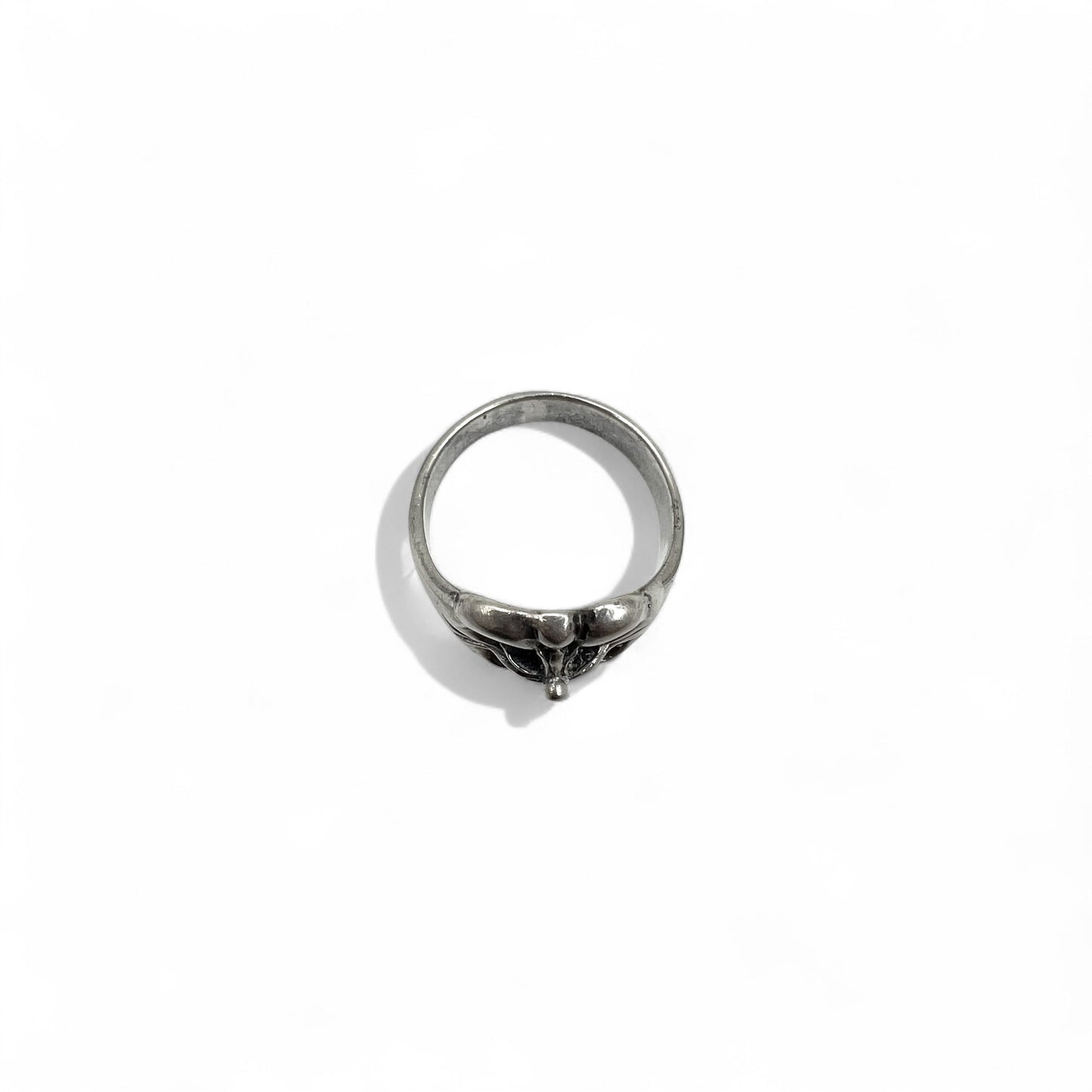 Vintage Silver Ring フローラルクロス リング 指輪 18号 シルバー 925 ゴシック ロック