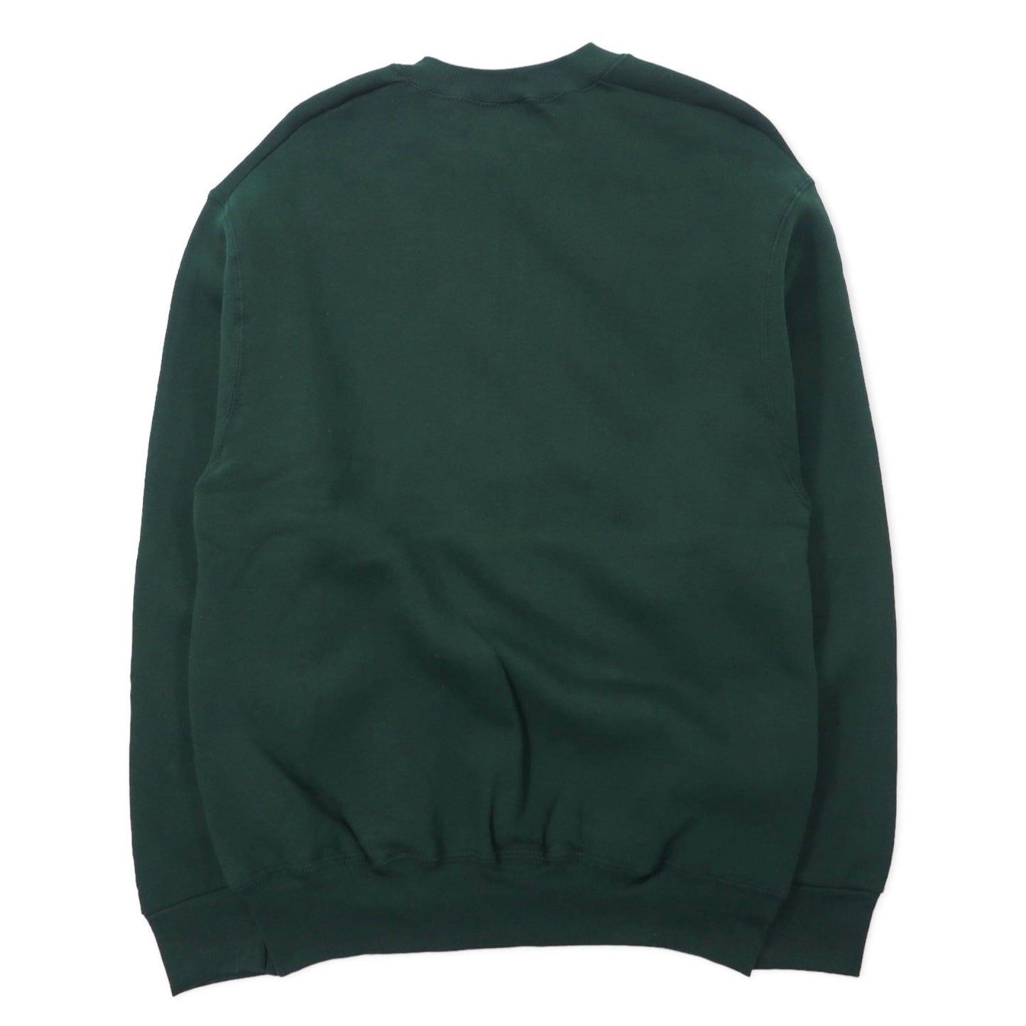 FRUIT OF THE LOOM USA製 90年代 ワンポイント 刺繍 スウェット M グリーン コットン 裏起毛 BANFF CANADA