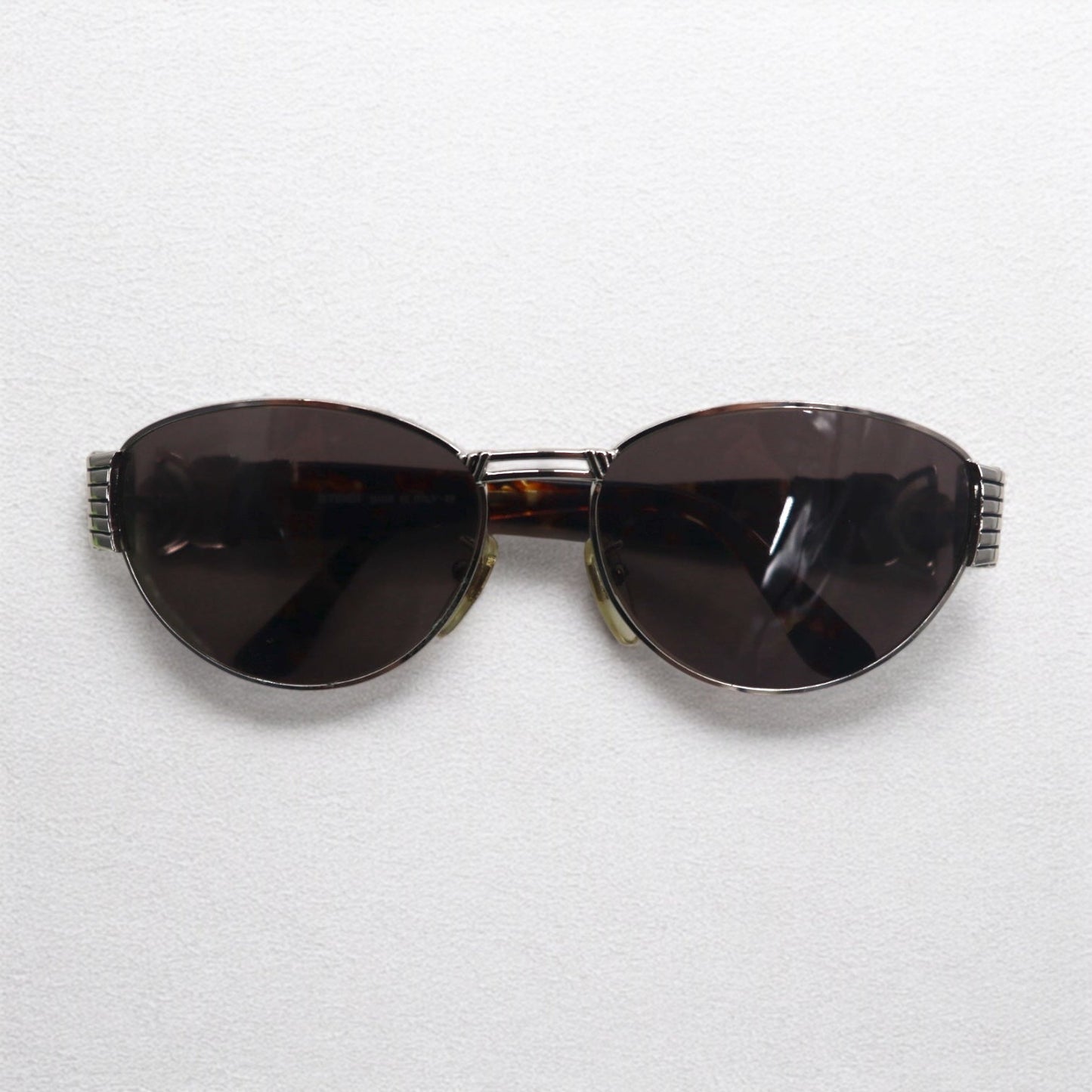 FENDI ヴィンテージ ボストン サングラス メタルフレーム ベッコウ SL7033 イタリア製