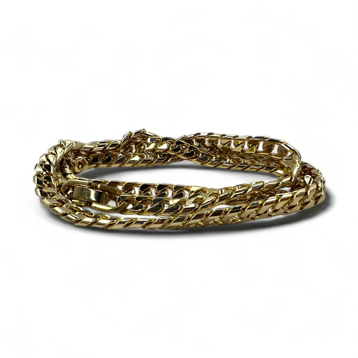 Vintage Heavy Gold Necklace ヴィンテージ 喜平 ヘビーチェーン 2WAY ネックレス ブレスレット ゴールド