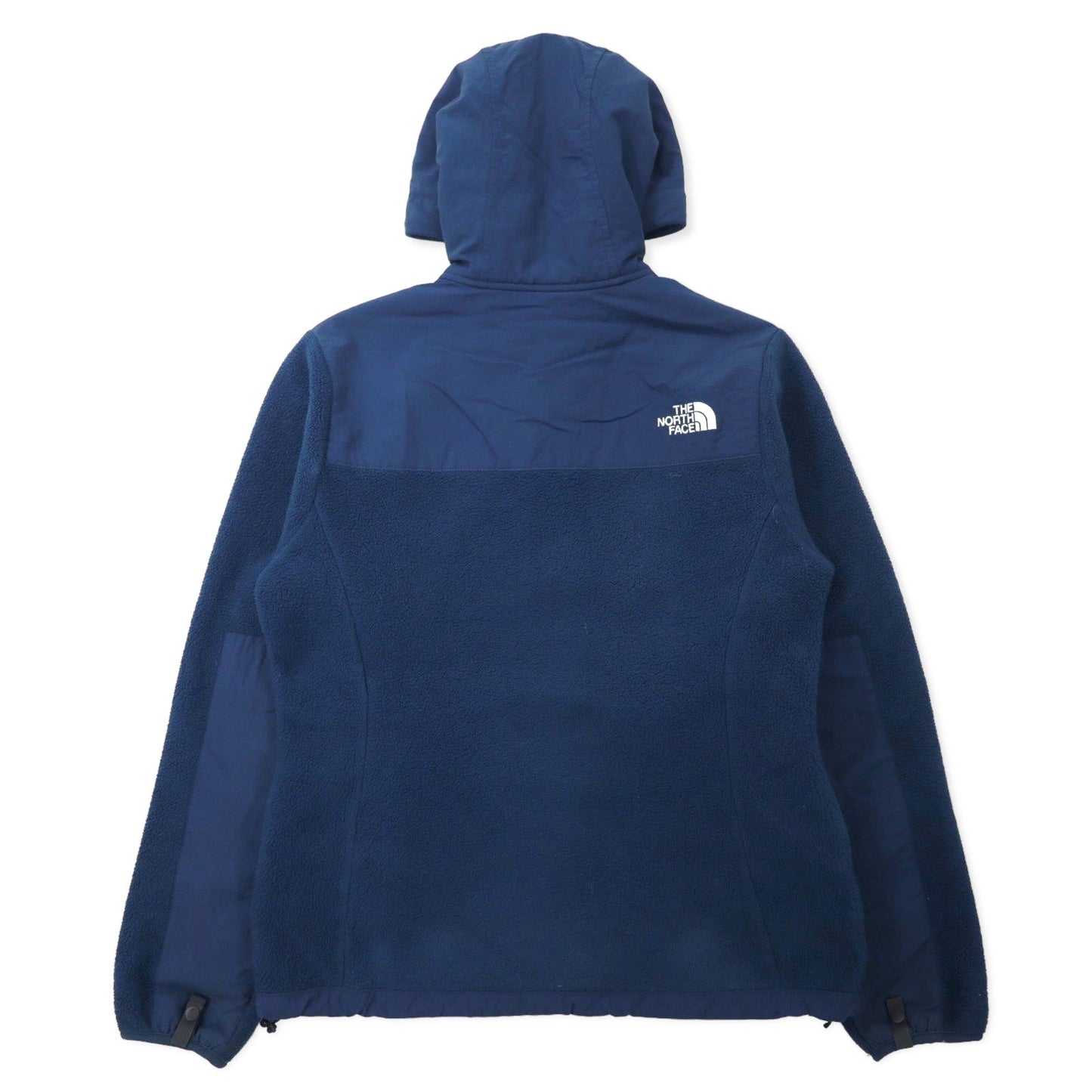 THE NORTH FACE デナリフーディー POLARTEC フリース S ネイビー ポリエステルロゴ刺繍