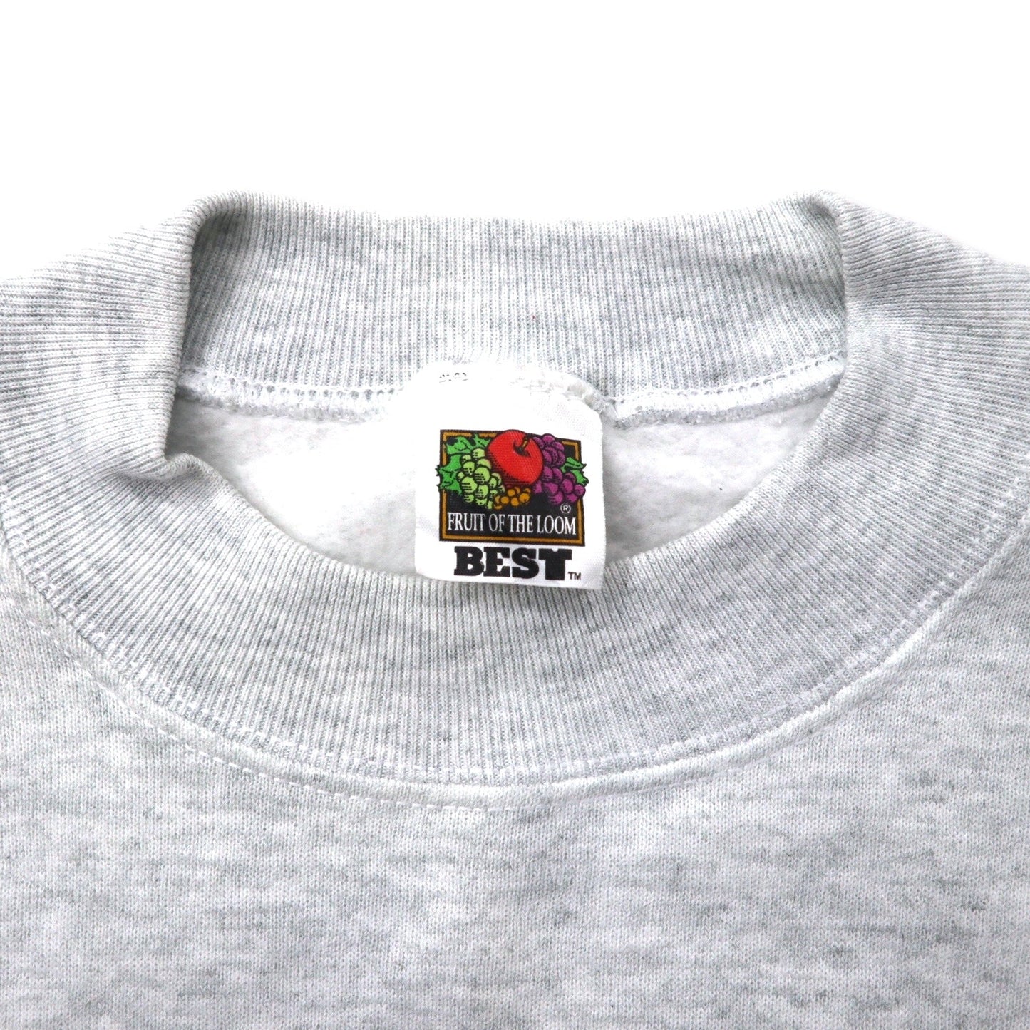FRUIT OF THE LOOM 90年代 BEST プリント スウェット L グレー コットン 裏起毛 Ranger BOAT