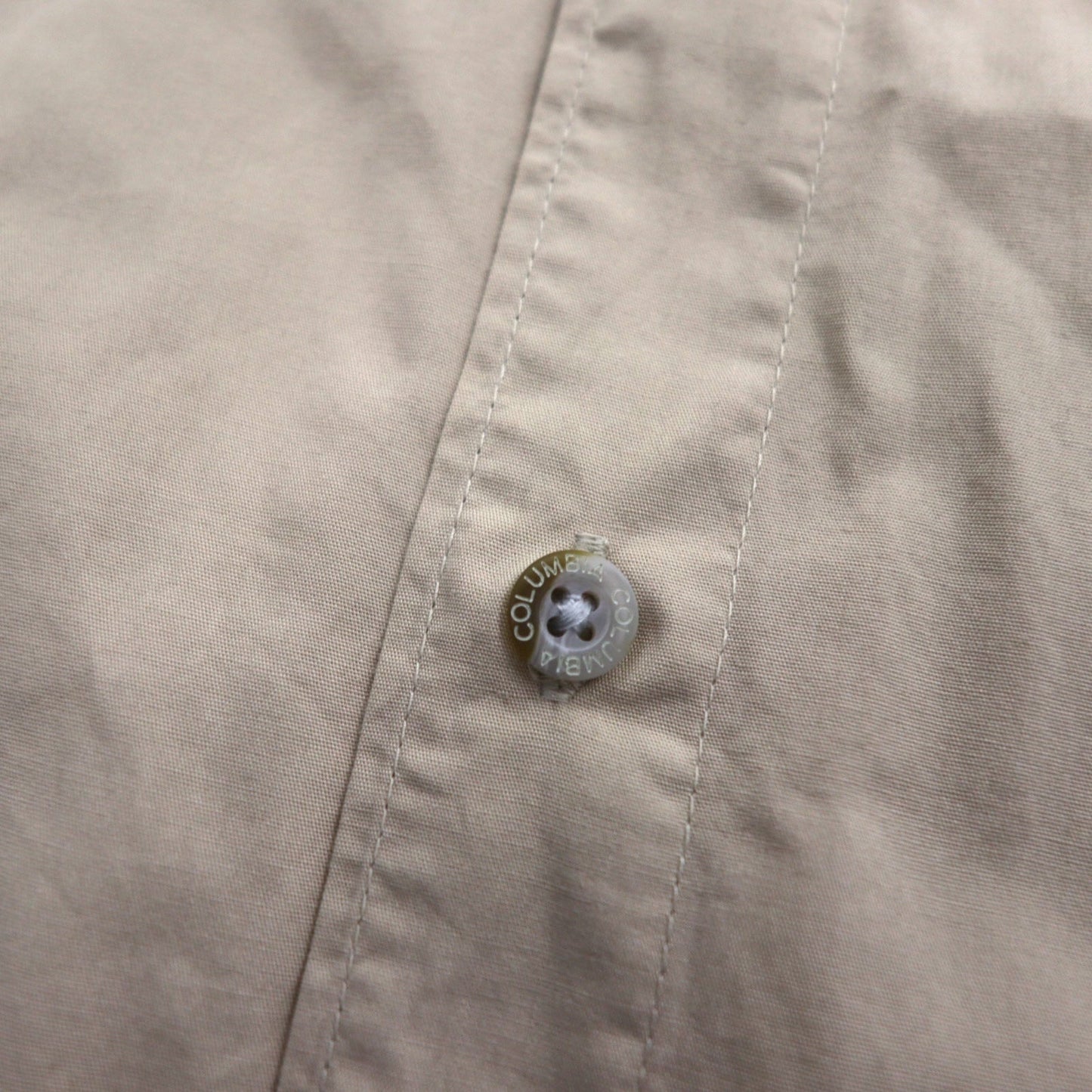 Columbia PFG バハマ 半袖 フィッシング シャツ XL ベージュ コットン FM7130