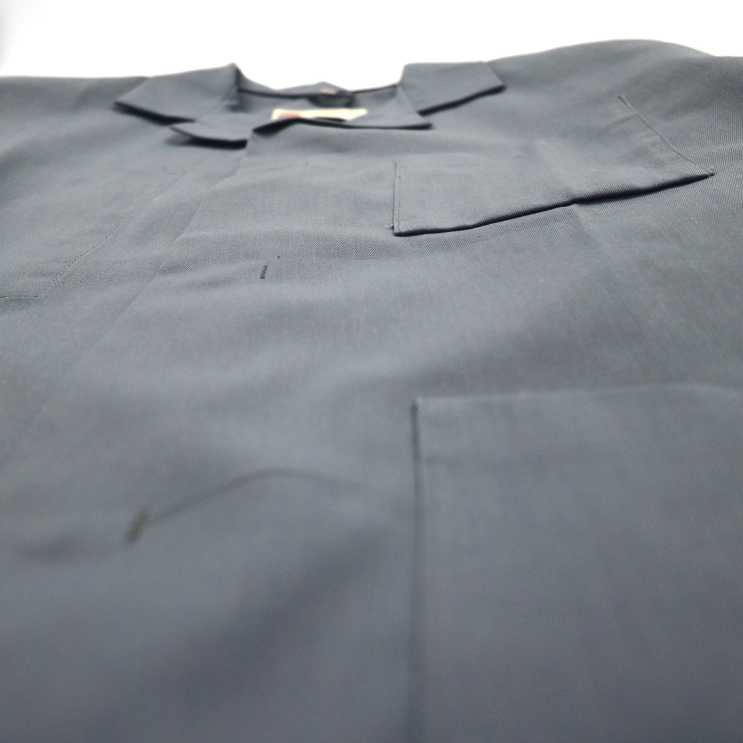 Vintage 80s France Work Jacket Adolphe Lafont 80年代 フランス製 フレンチワークジャケット カバーオール XL ブルー スナップボタン