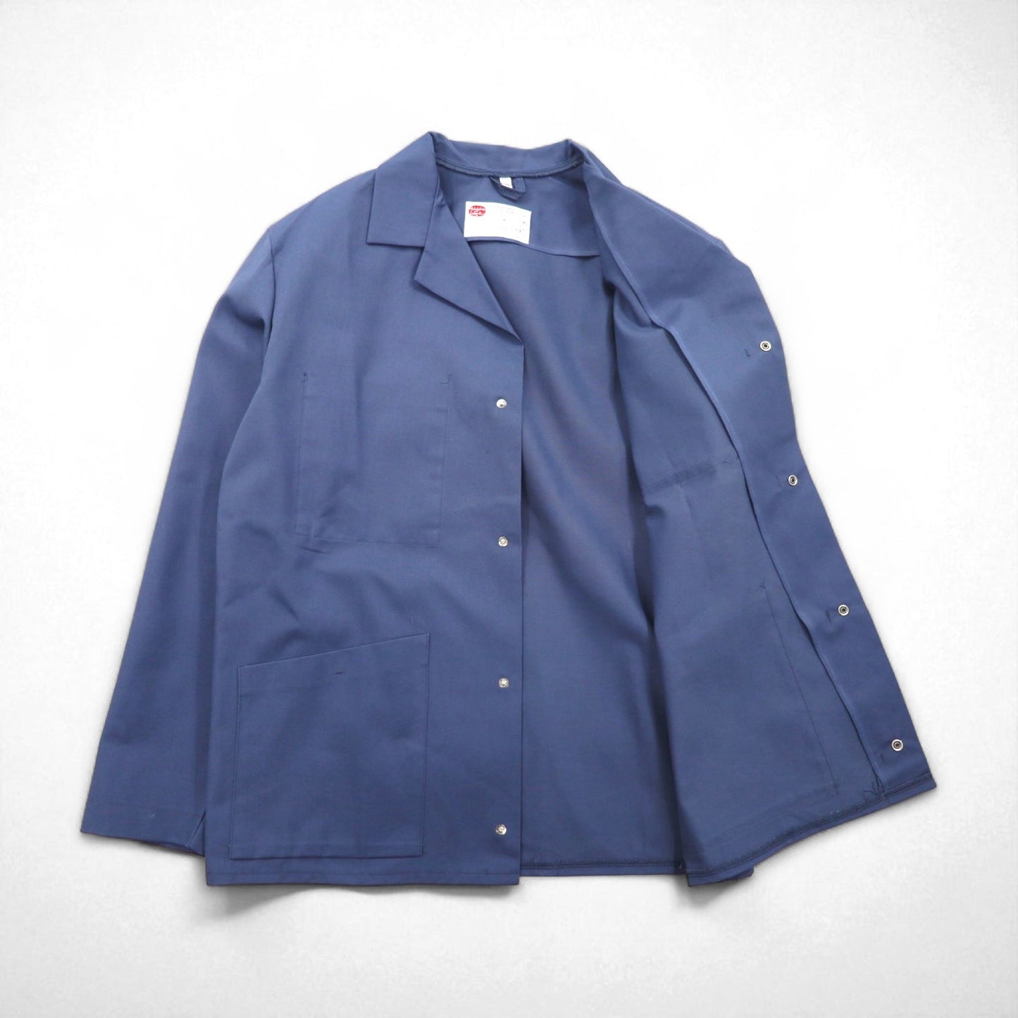 Vintage 80s France Work Jacket Adolphe Lafont 80年代 フランス製 フレンチワークジャケット カバーオール XL ブルー スナップボタン