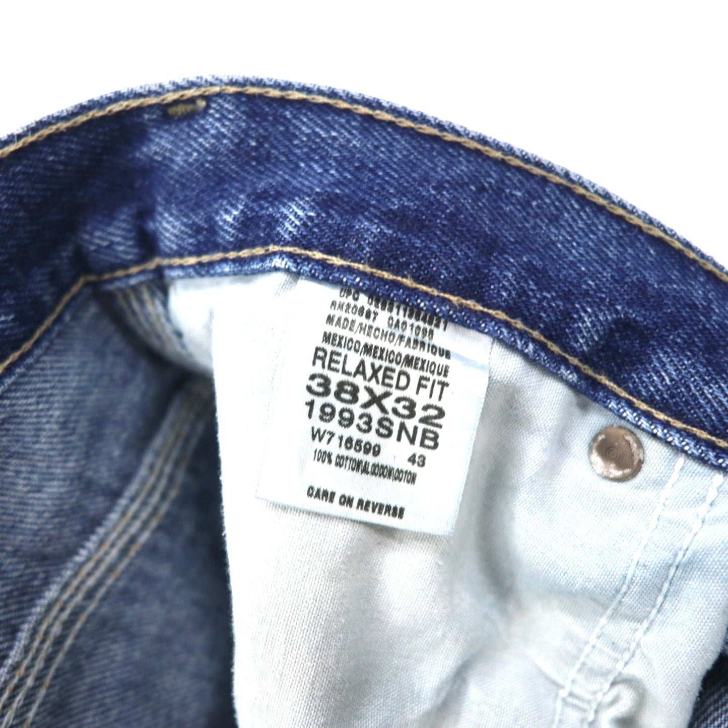 Dickies リラックスフィット ペインター デニムパンツ XL インディゴ ブルー 1993SNB