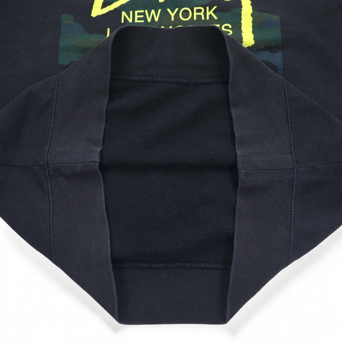 STUSSY USA製 ワールドツアー クルーネック スウェット L ブラック カモフラ WT Camo Block Sweat