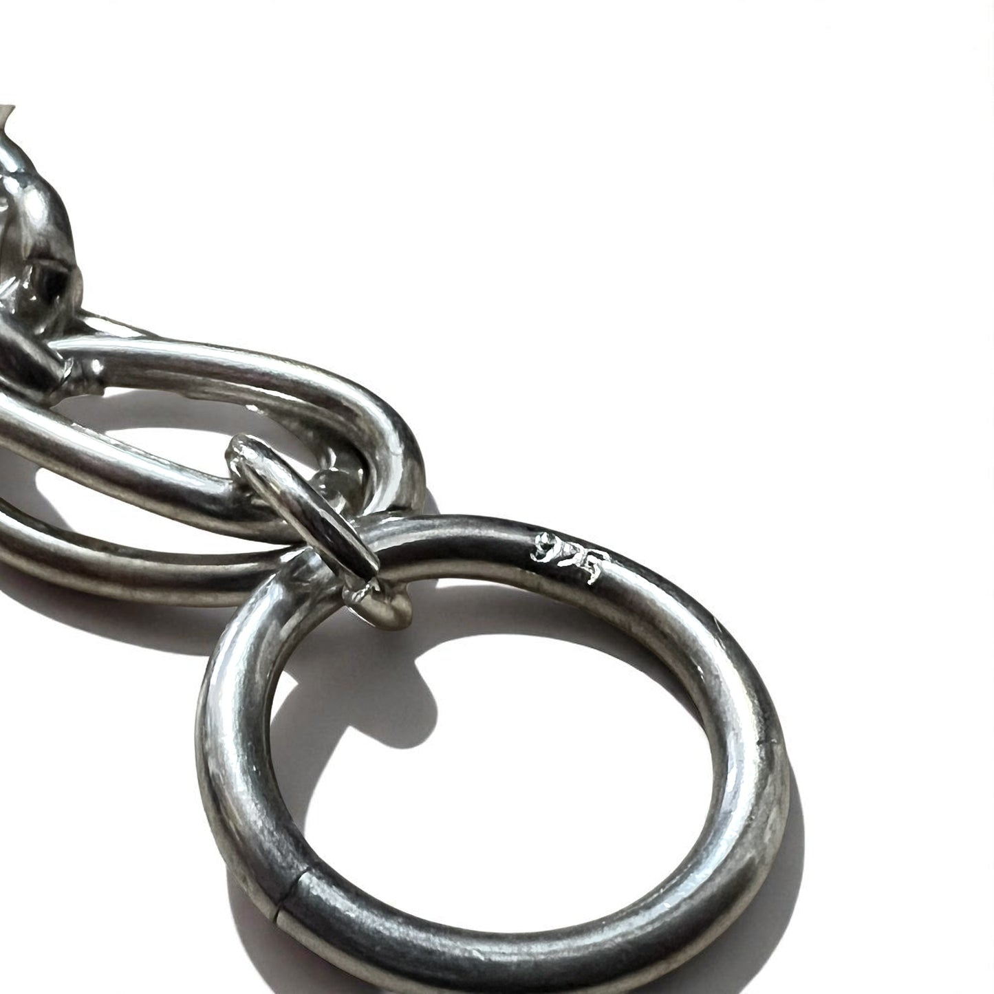 Vintage Silver Chain Bracelet トグル ダブルチェーン ブレスレット シルバー 925