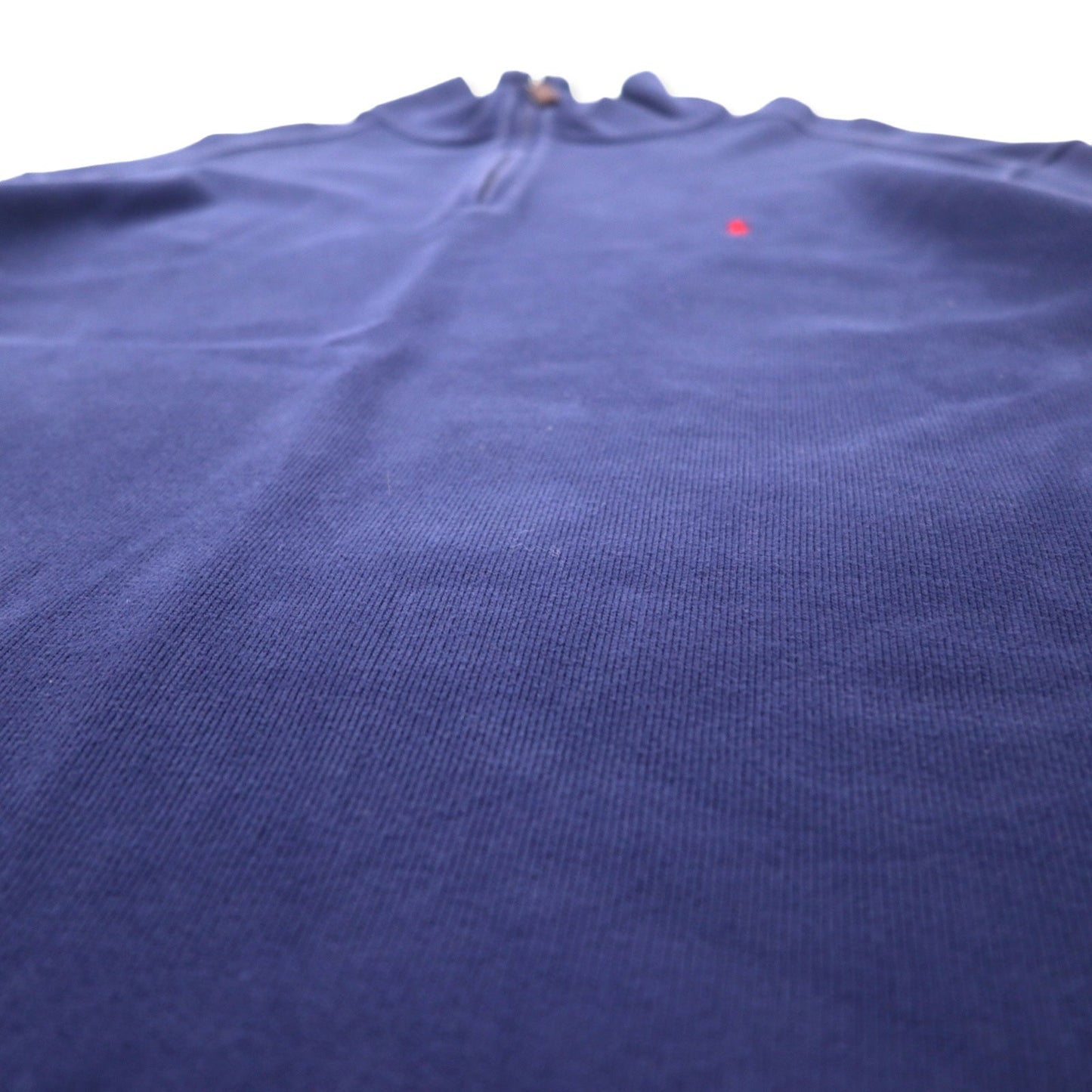 Polo by Ralph Lauren ハーフジップ スウェット XXL ネイビー コットン スモールポニー刺繍 ビッグサイズ