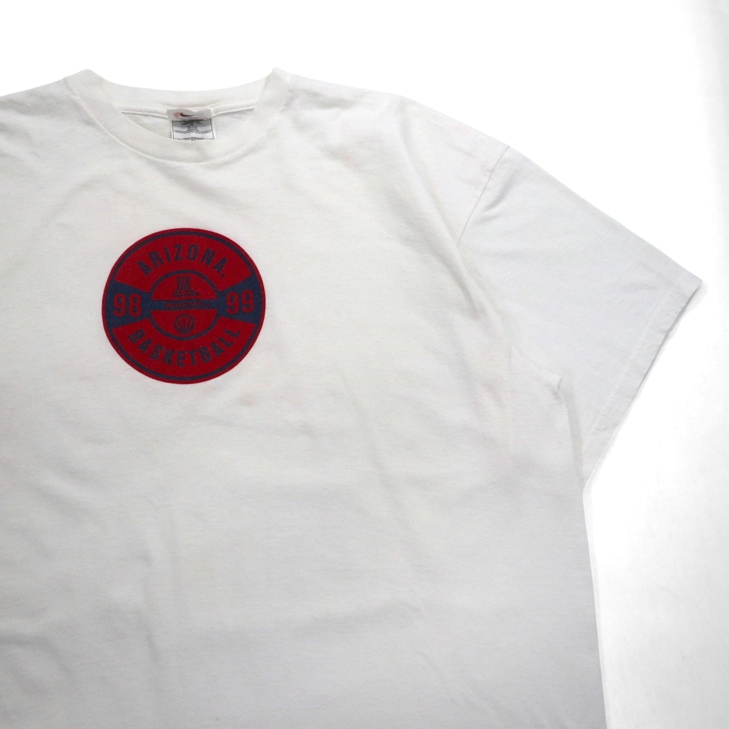NIKE 90年代 バスケットボール プリント Tシャツ 2XL ホワイト ARIZONA BASKETBALL メキシコ製