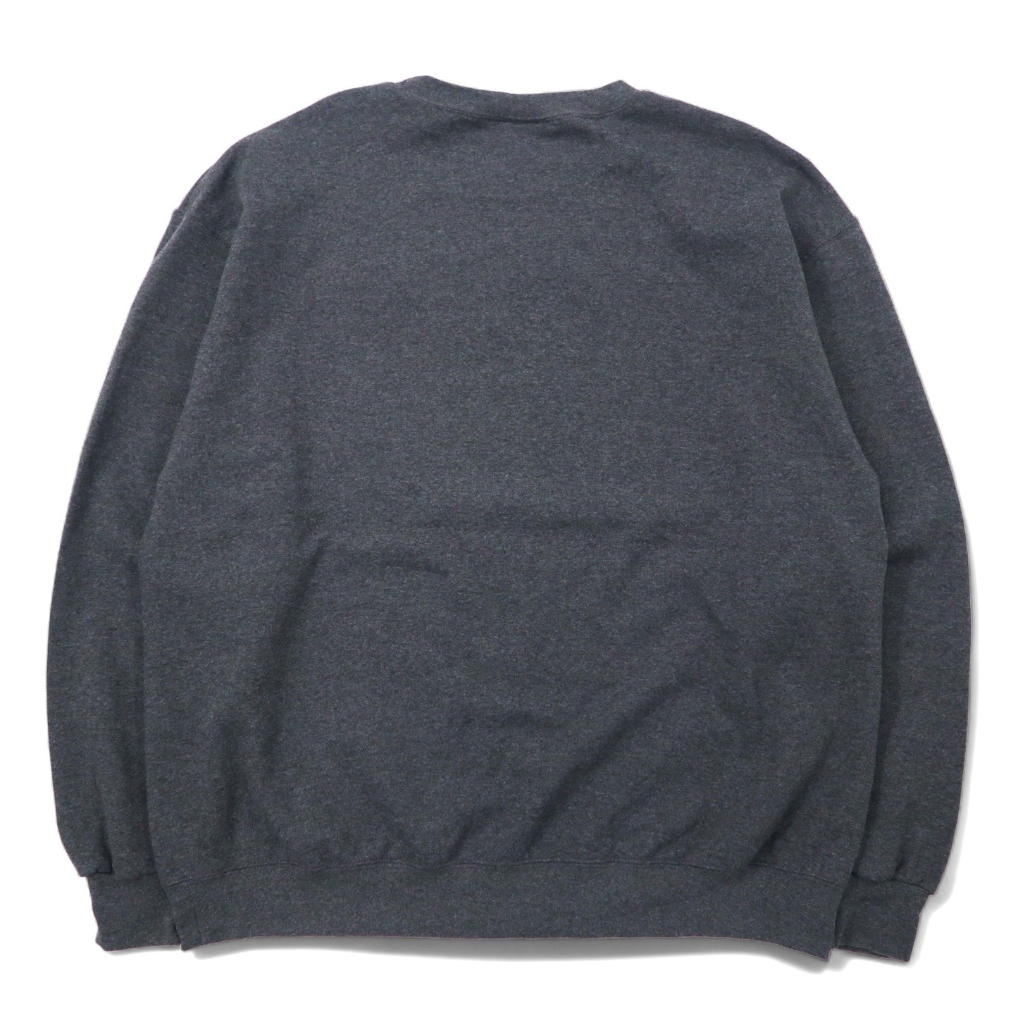 Champion ECO カレッジ プリント スウェット XL グレー コットン 裏起毛 CARLOW UNIVERSITY アーチロゴ 3段 ホンジュラス製