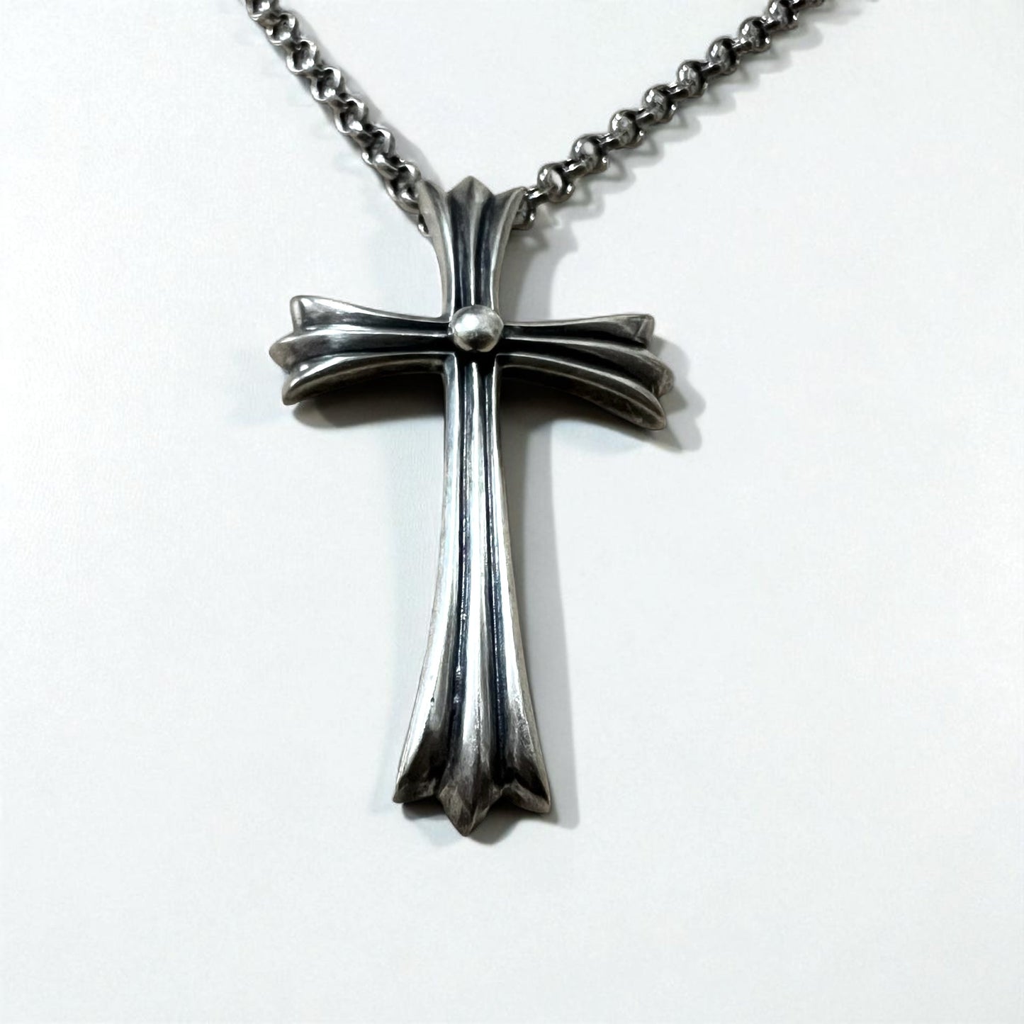 M'S COLLECTION クロス 十字架 ネックレス ペンダント シルバー STERLING
