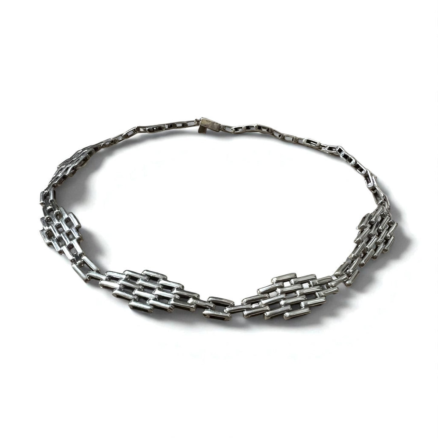 Vintage Mexican Jewelry モダニスト メキシカンジュエリー シルバー ネックレス チョーカー モダニズム