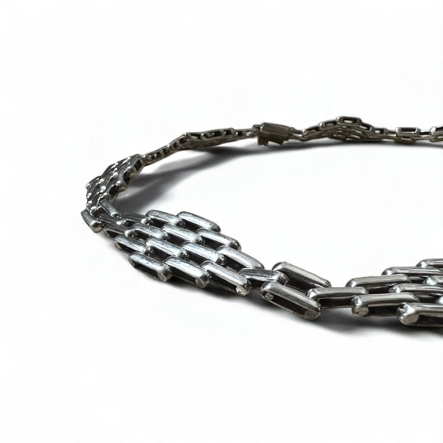 Vintage Mexican Jewelry モダニスト メキシカンジュエリー シルバー ネックレス チョーカー モダニズム