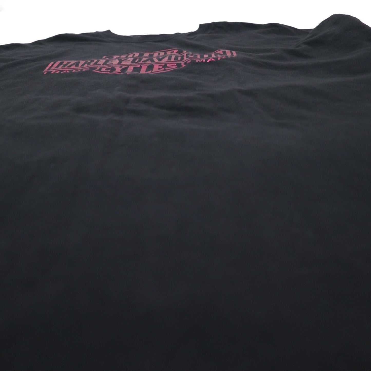 HARLEY DAVIDSON 両面プリント Hanes BEEFY Tシャツ 2XL ブラック コットン