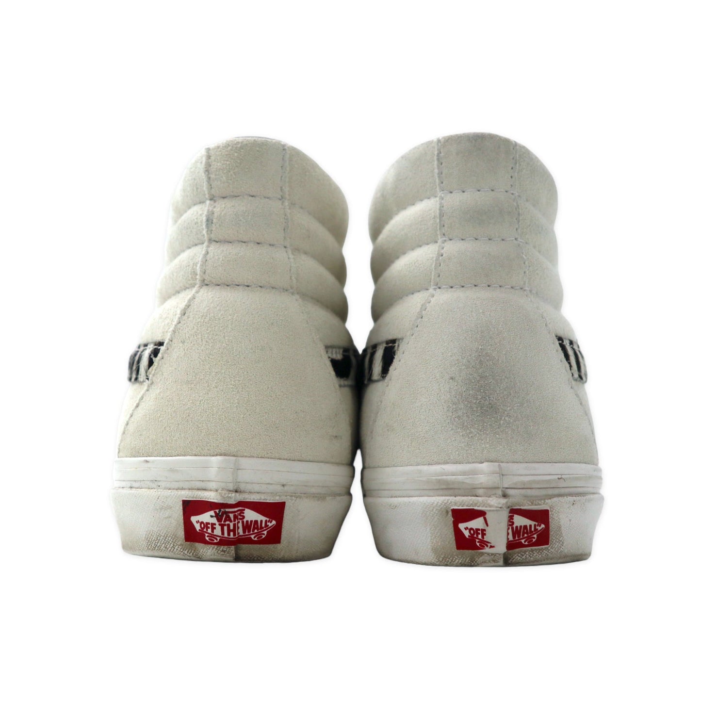 VANS スケートハイDX スニーカー 27.5cm ホワイト ゼブラ柄 ハラコ スエードレザー SK8-HI 38 DX