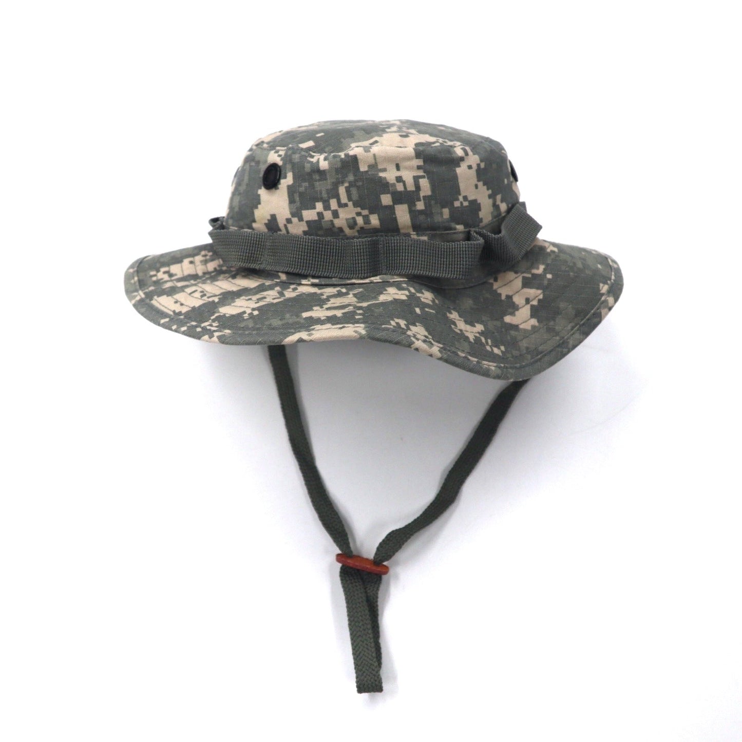 US ARMY ジャングルハット サファリハット S カーキ デジカモ コットン リップストップ ミリタリー 9701-00-935-6968 TEESAR, INC.