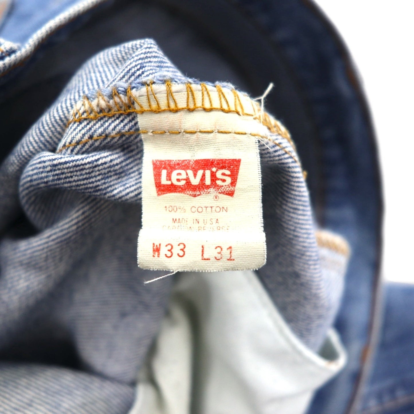 Levi's 90年代 USA製 610 テーパード デニムパンツ ジーンズ M インディゴ ブルー ジッパーフライ 610-0217