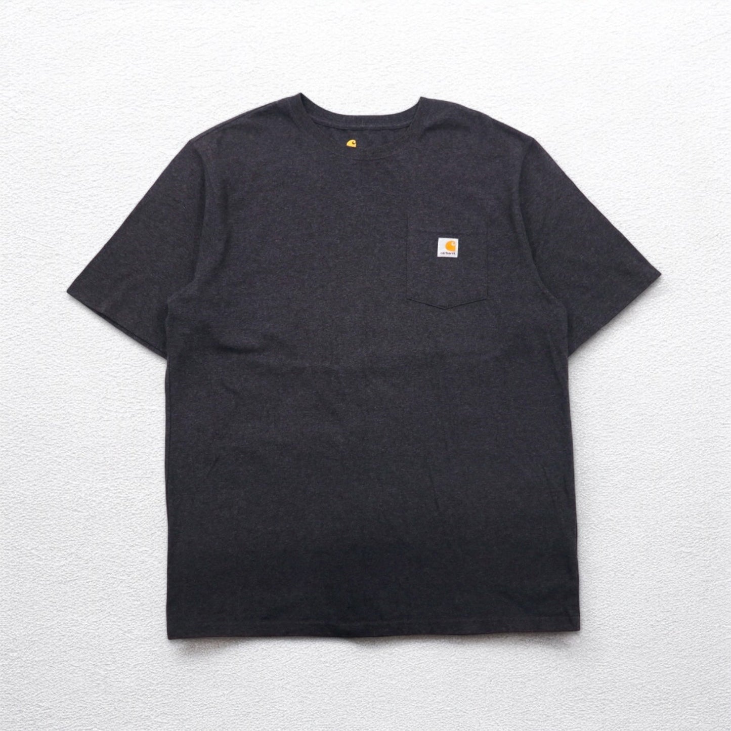 carhartt オリジナルフィット ポケット Tシャツ ポケTee XL グレー コットン ORIGINAL FIT