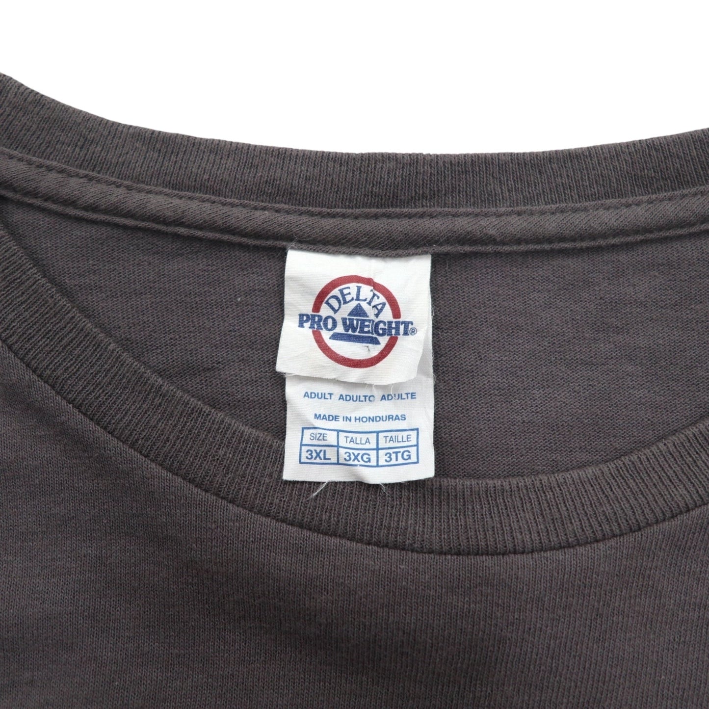 DELTA ロングスリーブTシャツ ロンT 3XL グレー 両面プリント レーシングカー DUEL IN THE DESERT