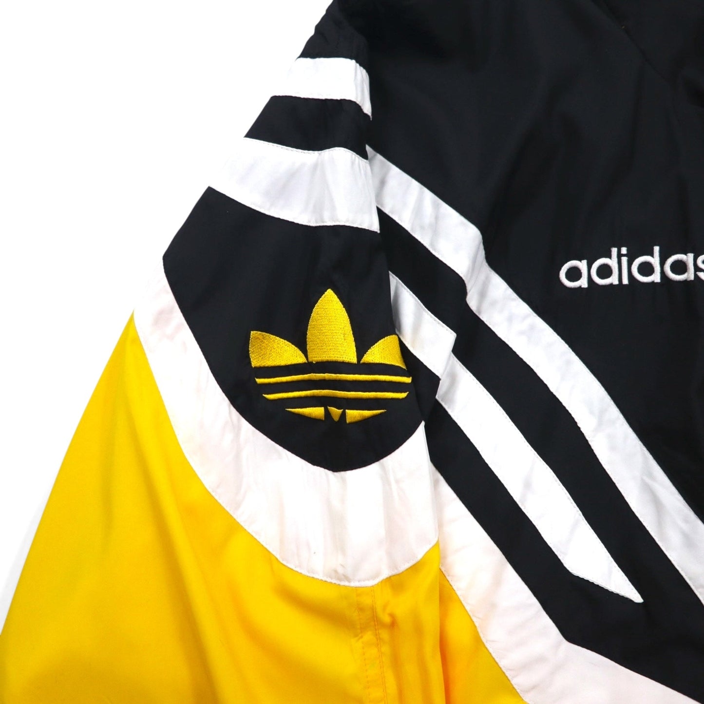 adidas 90年代 トレーニングジャケット トラックジャケット ジャージ XL イエロー トレフォイルロゴ