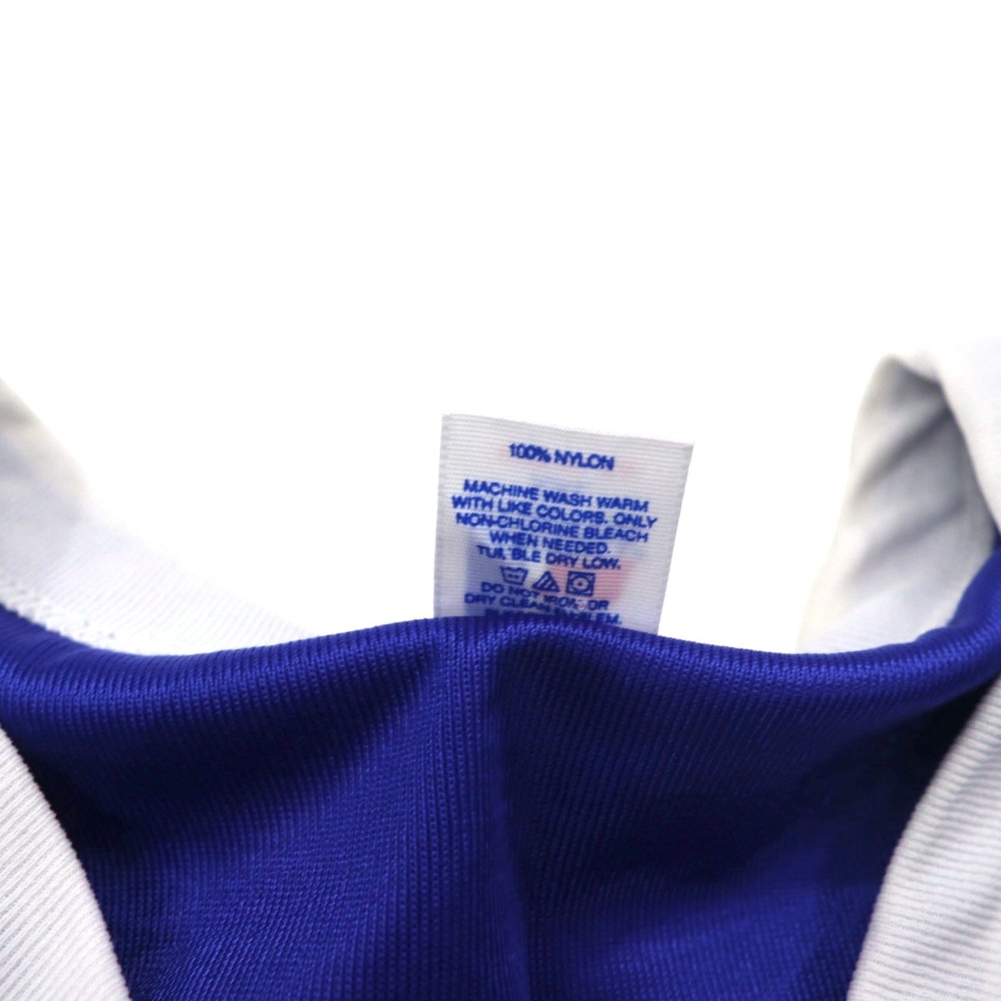 RUSSELL ATHLETIC USA製 90年代 ゲームシャツ 2XL ビッグサイズ ブルー ナイロン ナンバリング