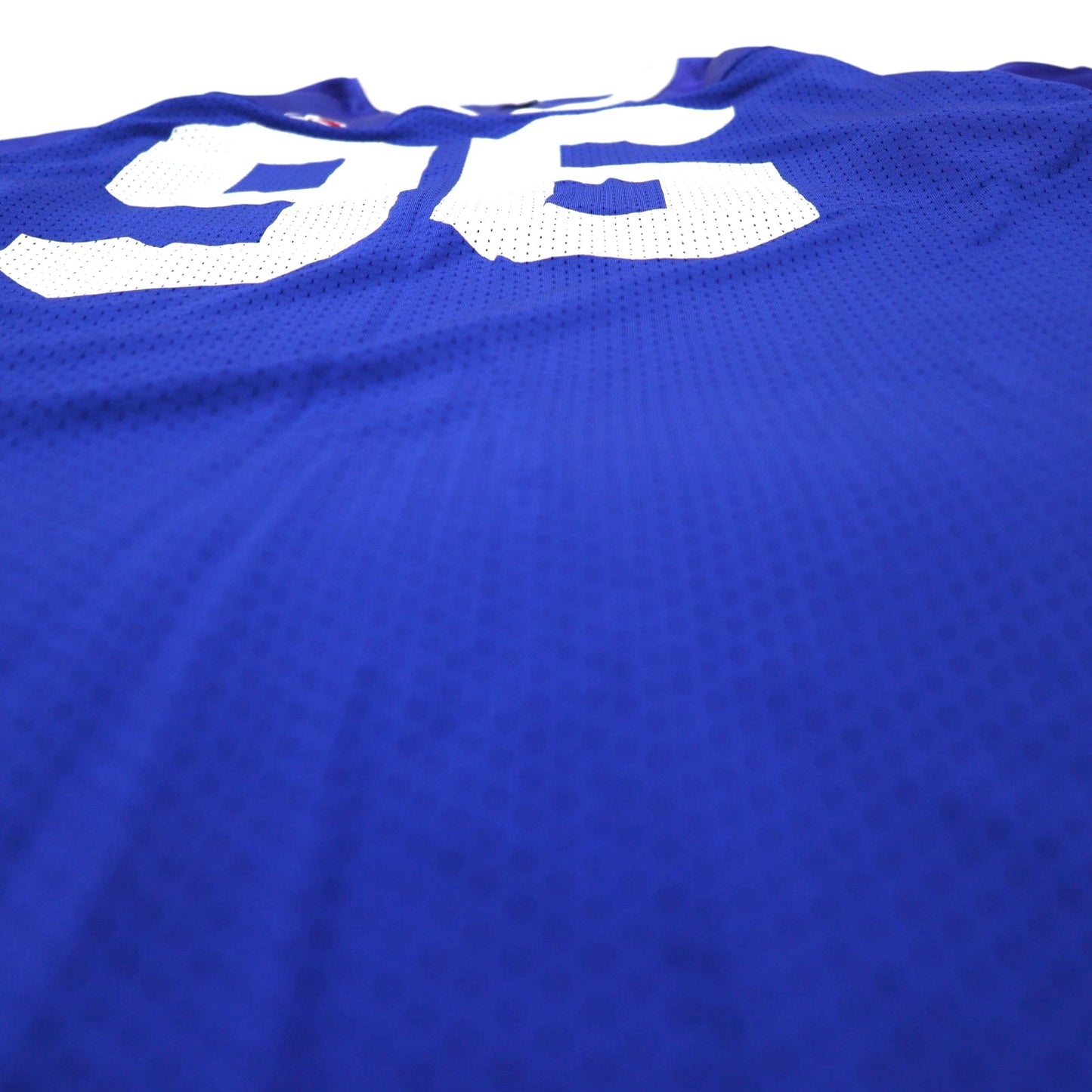 RUSSELL ATHLETIC USA製 90年代 ゲームシャツ 2XL ビッグサイズ ブルー ナイロン ナンバリング
