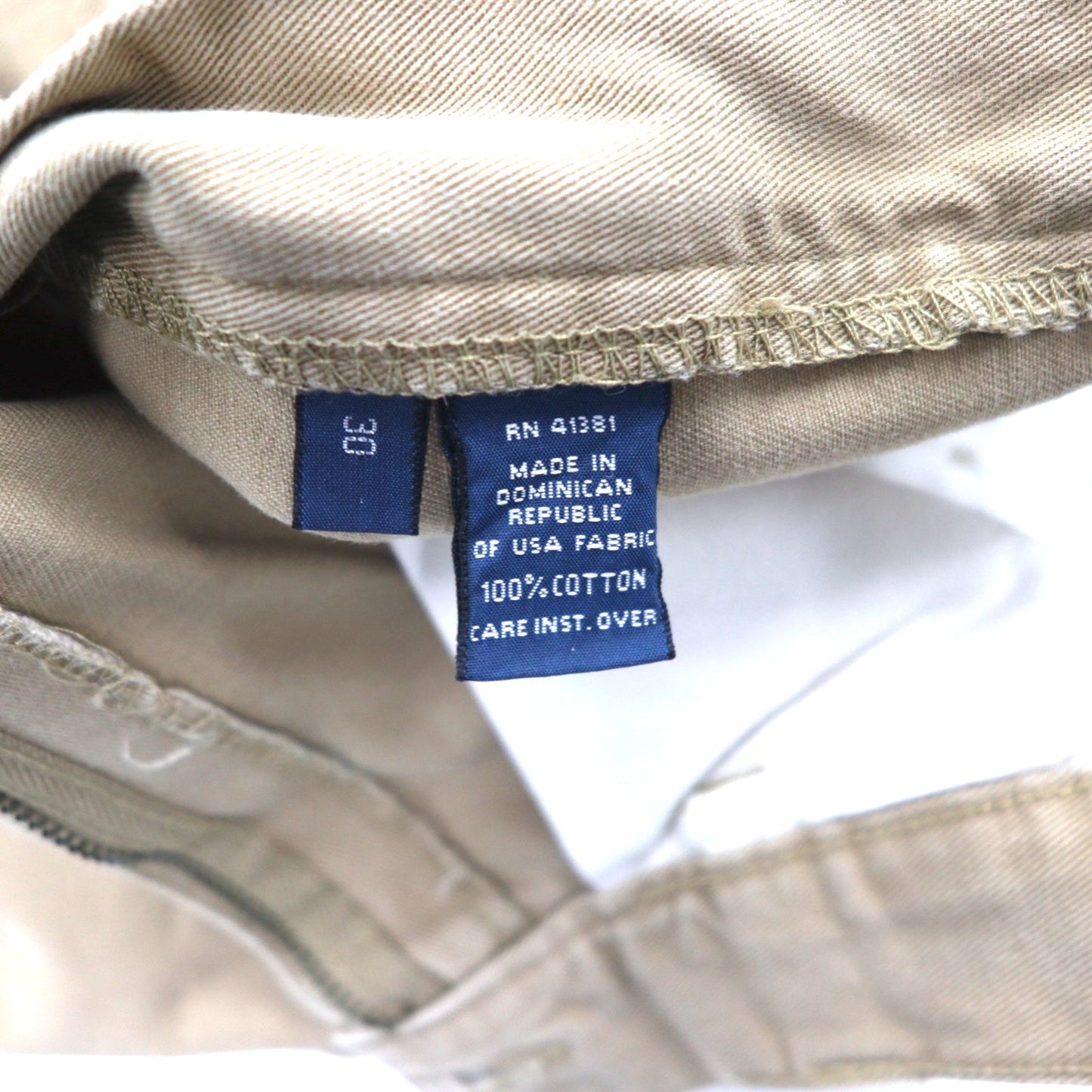 Polo by Ralph Lauren 90年代 ポロチノ 2タック ショートパンツ ハーフパンツ M ベージュ コットン TYLER SHORT