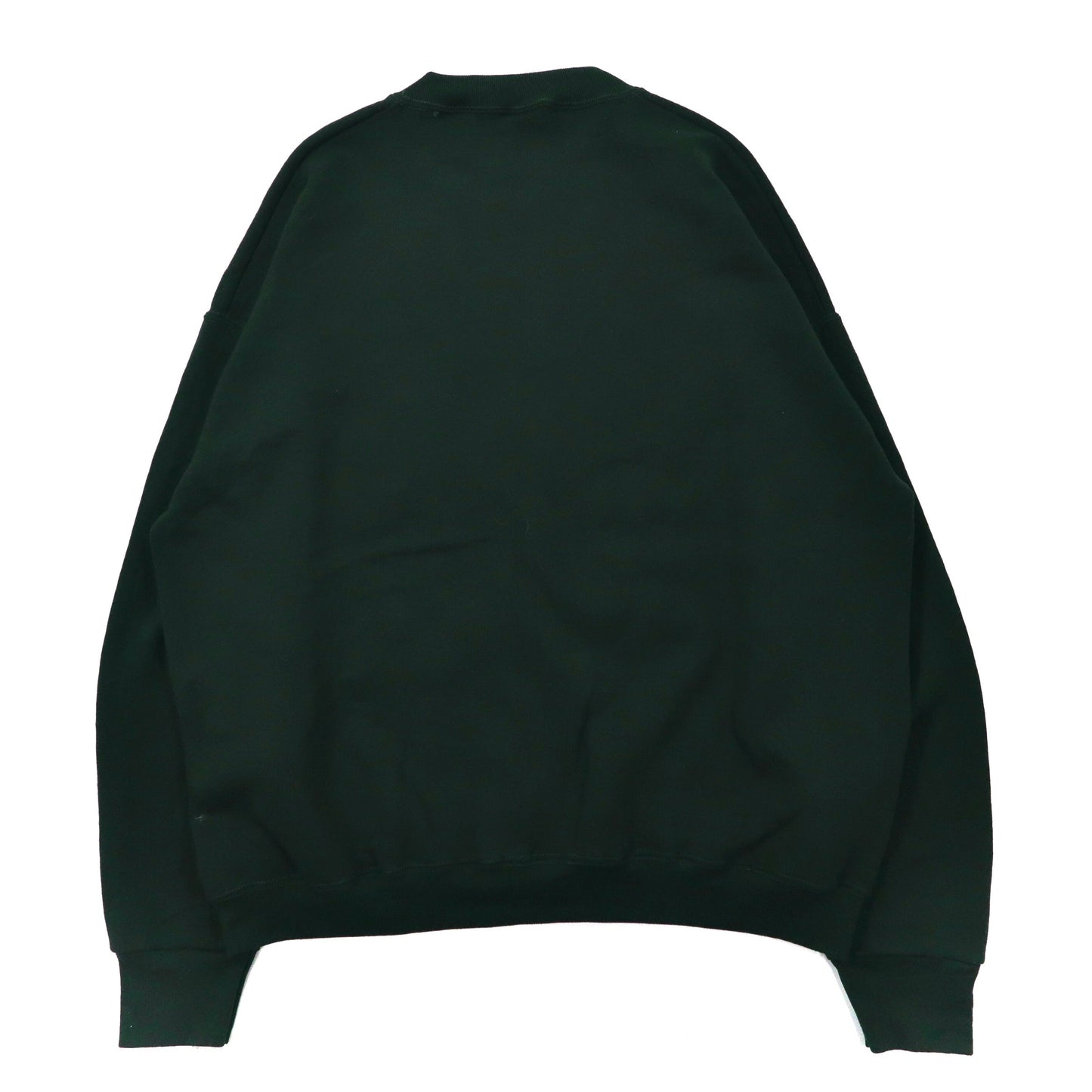 FRUIT OF THE LOOM ビッグサイズ プリントスウェット XXL グリーン コットン 裏起毛 Michael's Picnic In The Park 90年代 メキシコ製