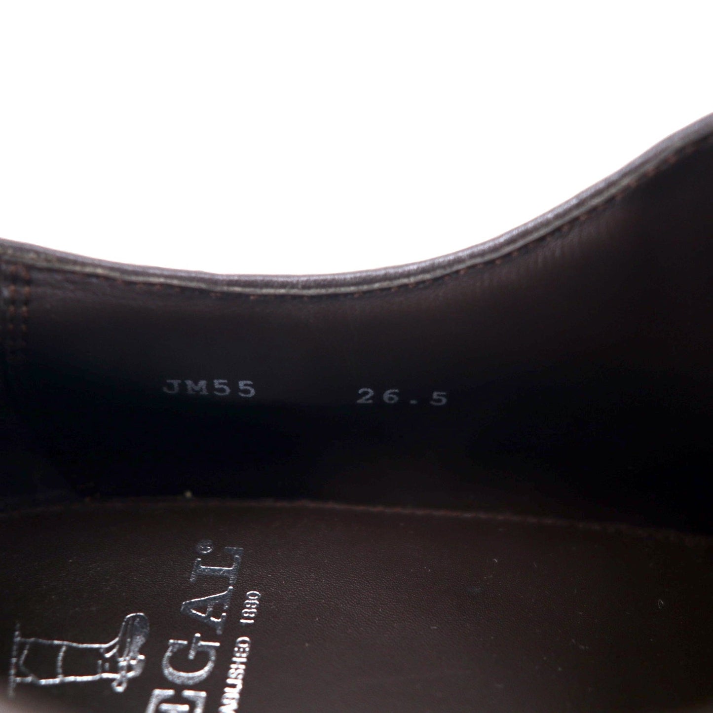 REGAL Uチップ ドレスシューズ 26.5cm ブラウン レザー JM55