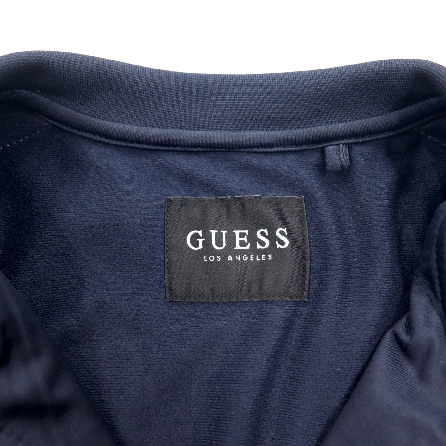 GUESS トラックジャケット ジャージ M ネイビー レッド サイドライン ORSON COLOR M92Q32K8GT0