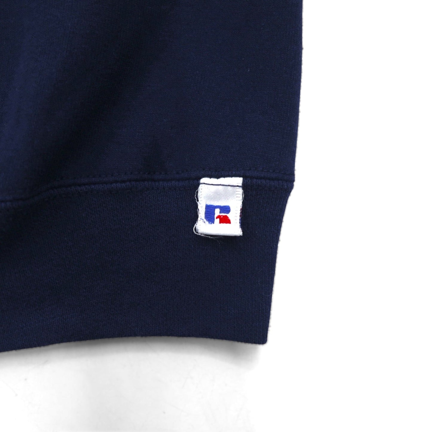 90年代 USA製 RUSSEL ATHLETIC カレッジプリント 前V スウェット トレーナー XL ネイビー 裏起毛 AUBURNS TIGERS アーチロゴ