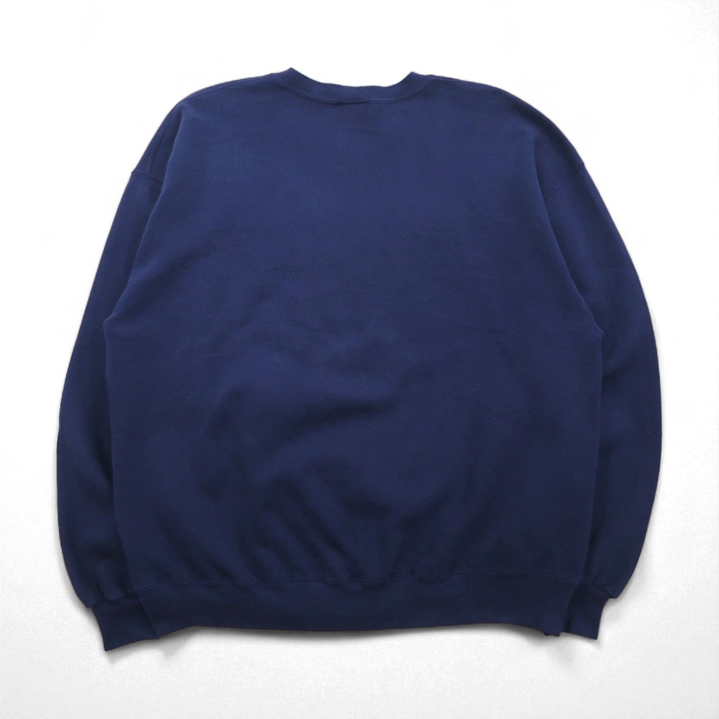 90年代 USA製 RUSSEL ATHLETIC カレッジプリント 前V スウェット トレーナー XL ネイビー 裏起毛 AUBURNS TIGERS アーチロゴ