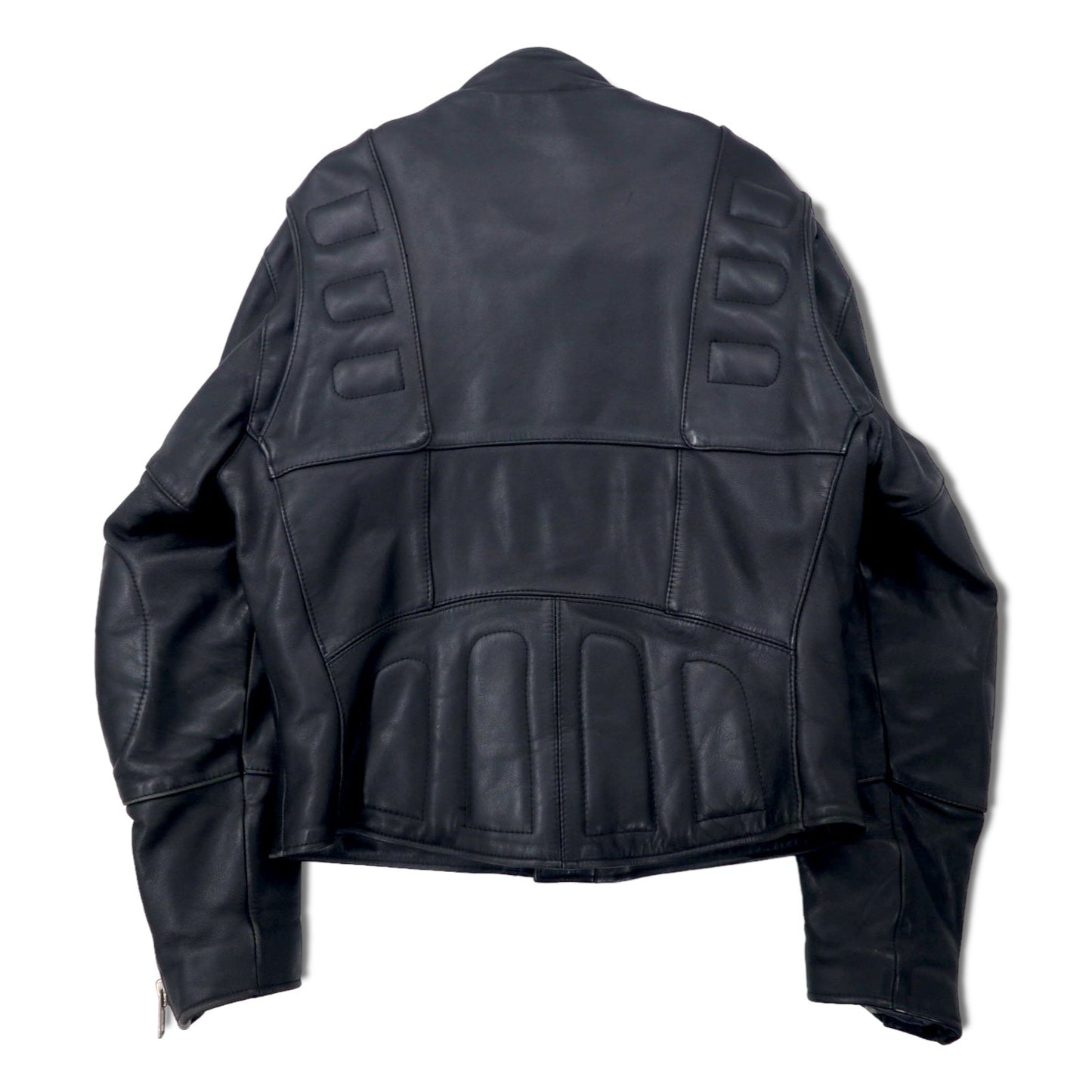 HARLEY DAVIDSON ダブル ライダースジャケット レザージャケット 38 ブラック 牛革