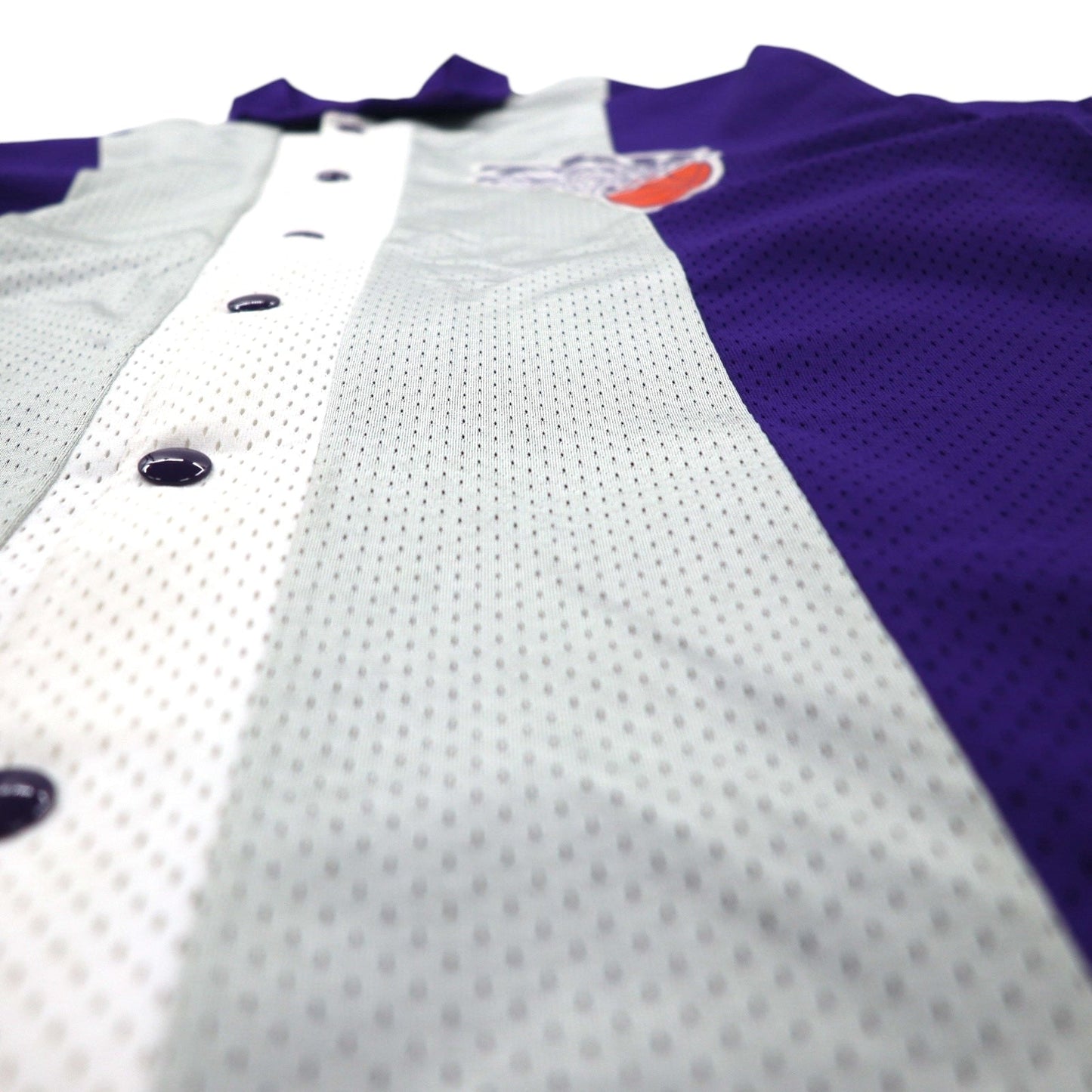 CONVERSE 90年代 USA製 バスケ ゲームシャツ XL ユニオンチケット スナップボタン TCU Texas Christian University