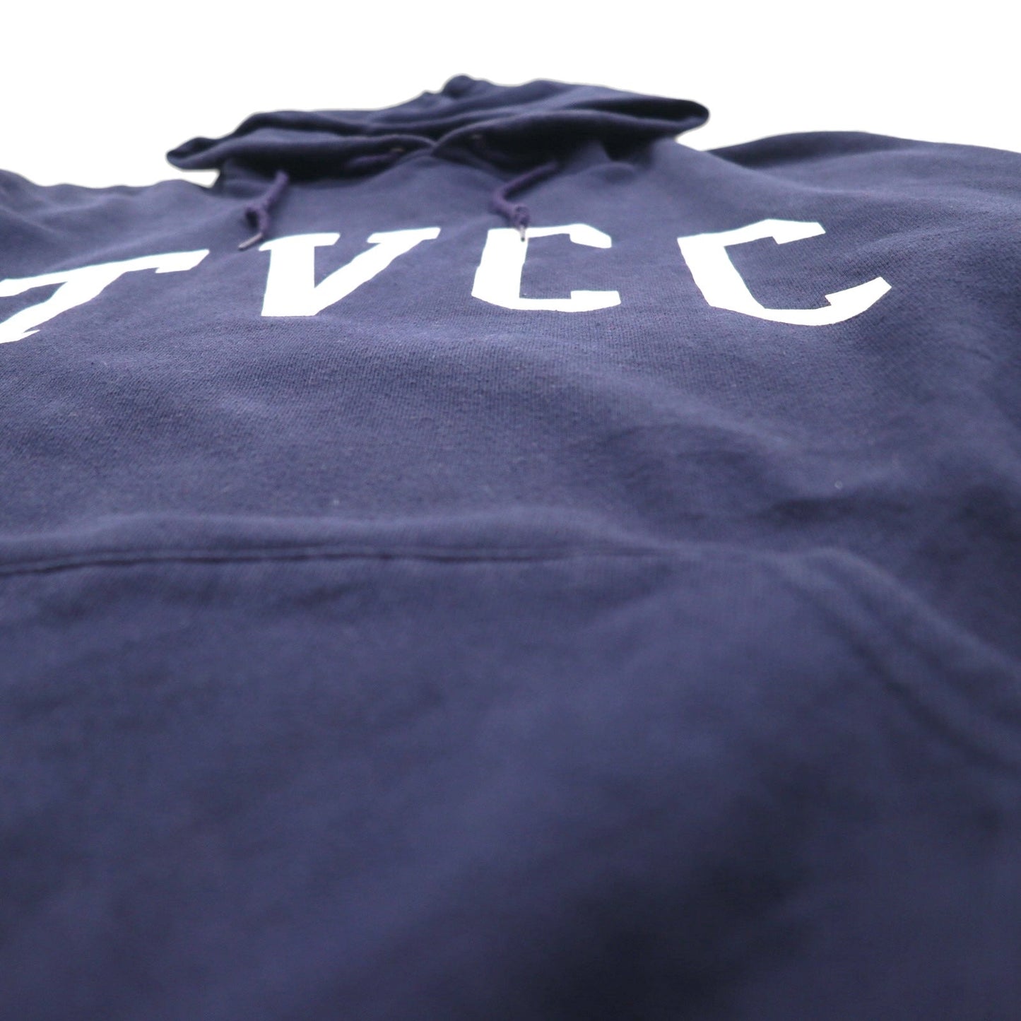 90年代 OARSMAN カレッジプリント プルオーバーパーカー XL ネイビー 裏起毛 TVCC アーチロゴ メキシコ製